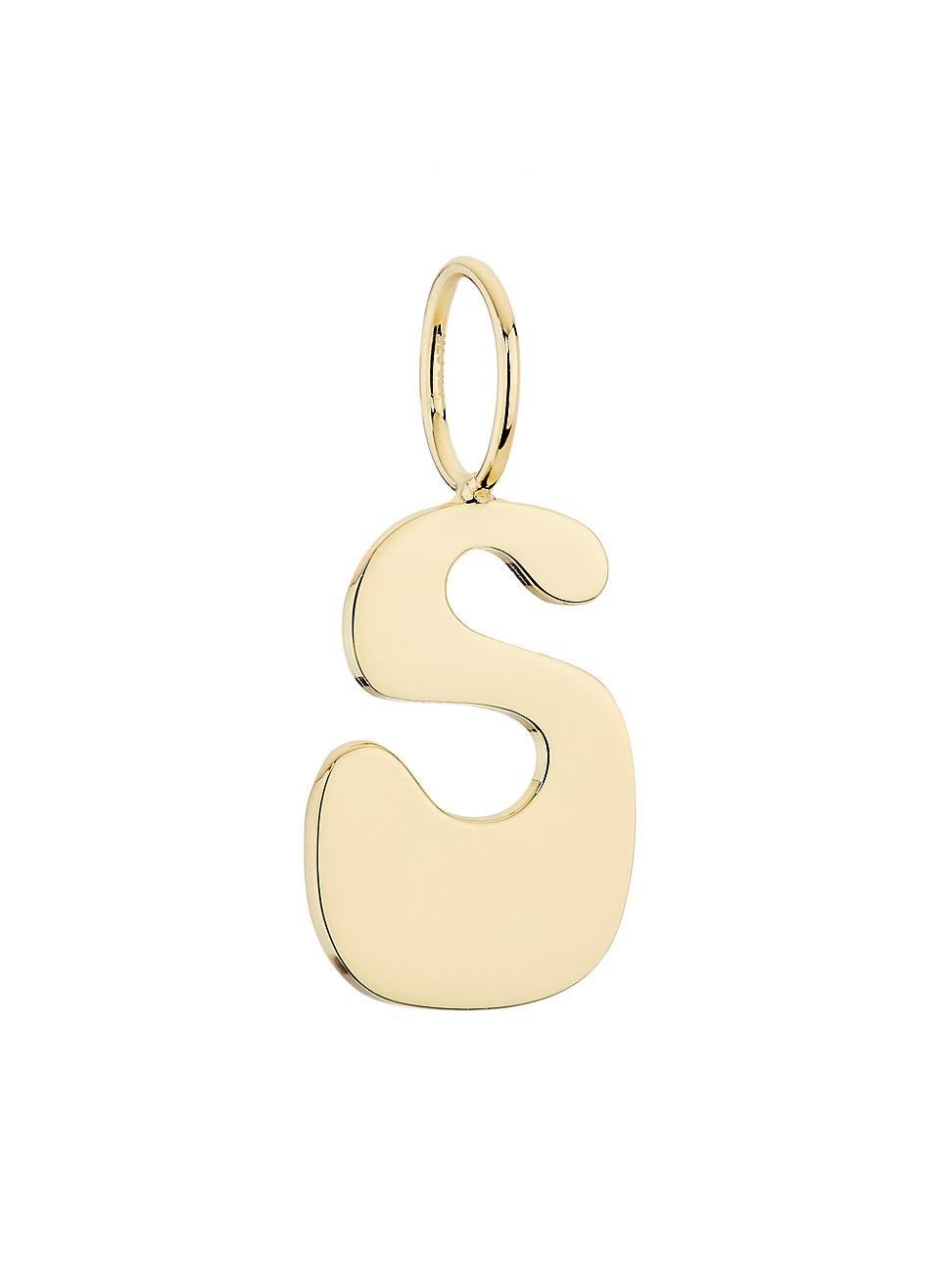 Womens Kelso 18K-Gold-Plated Initial Charm Product Image
