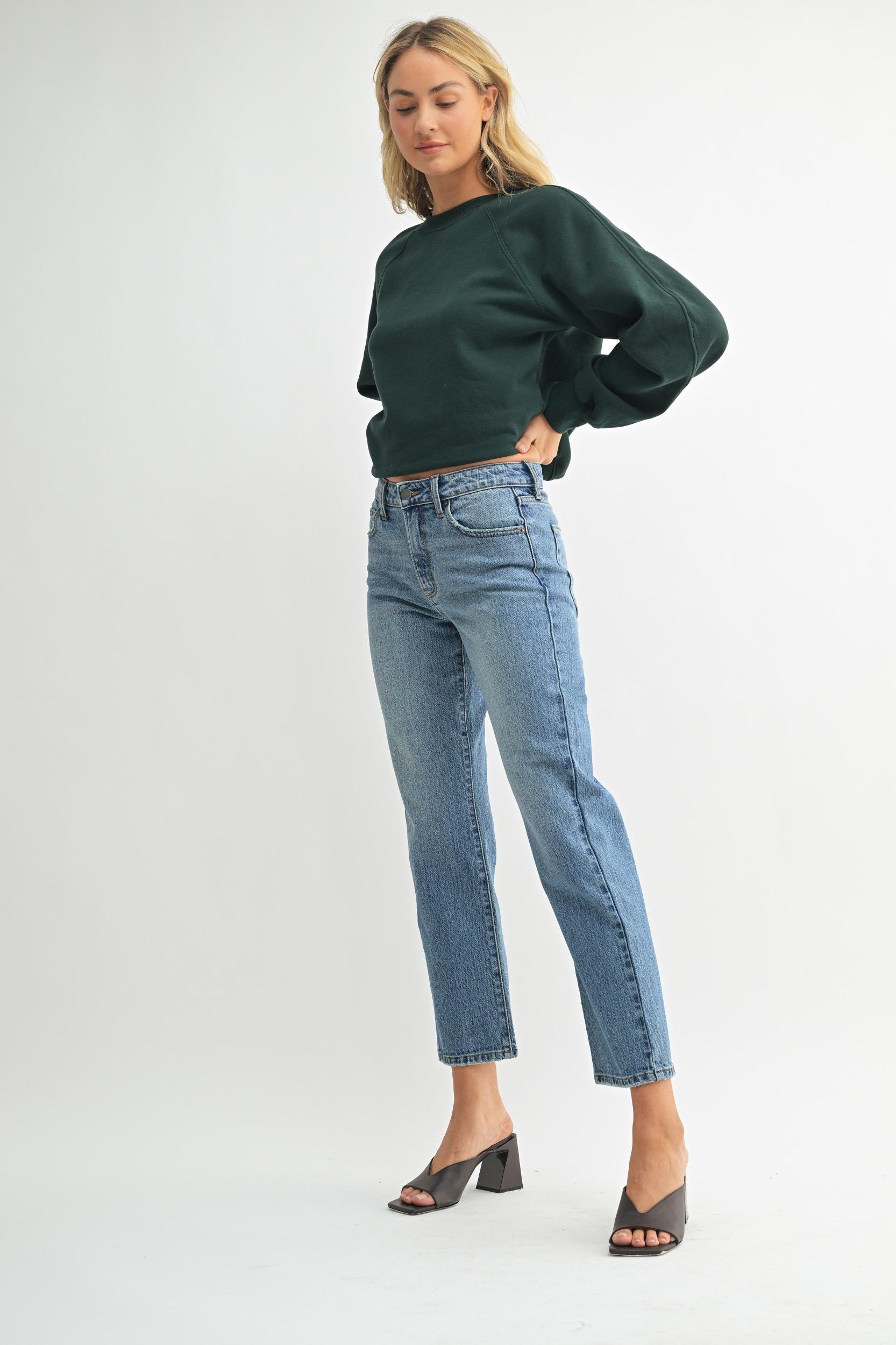 90's Stretch Straight Leg Jeans Product Image