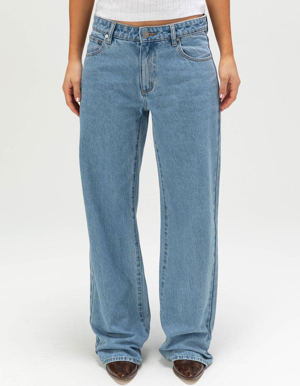 ABRAND 99 Low Gigi Womens Baggy Jeans - MEDIUM WASH Product Image