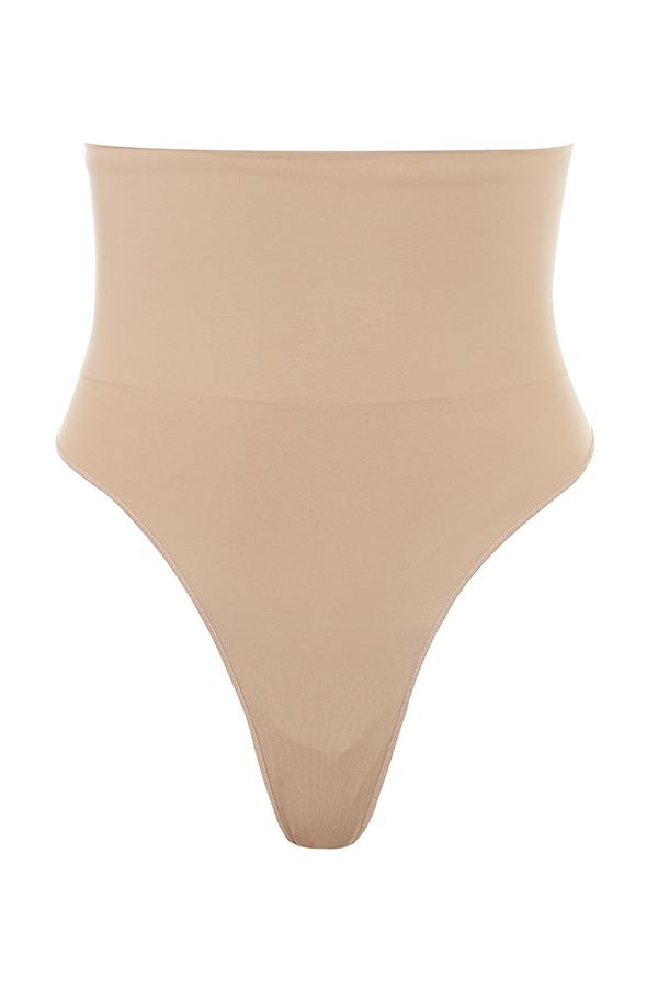  sculpting high waist thong almond Product Image