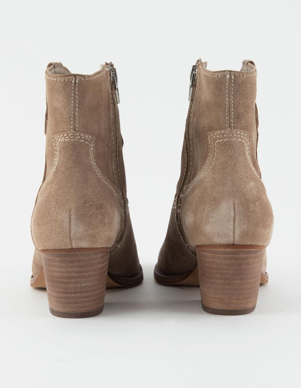 DOLCE VITA Silma Womens Western Booties - DK KHAKI Product Image