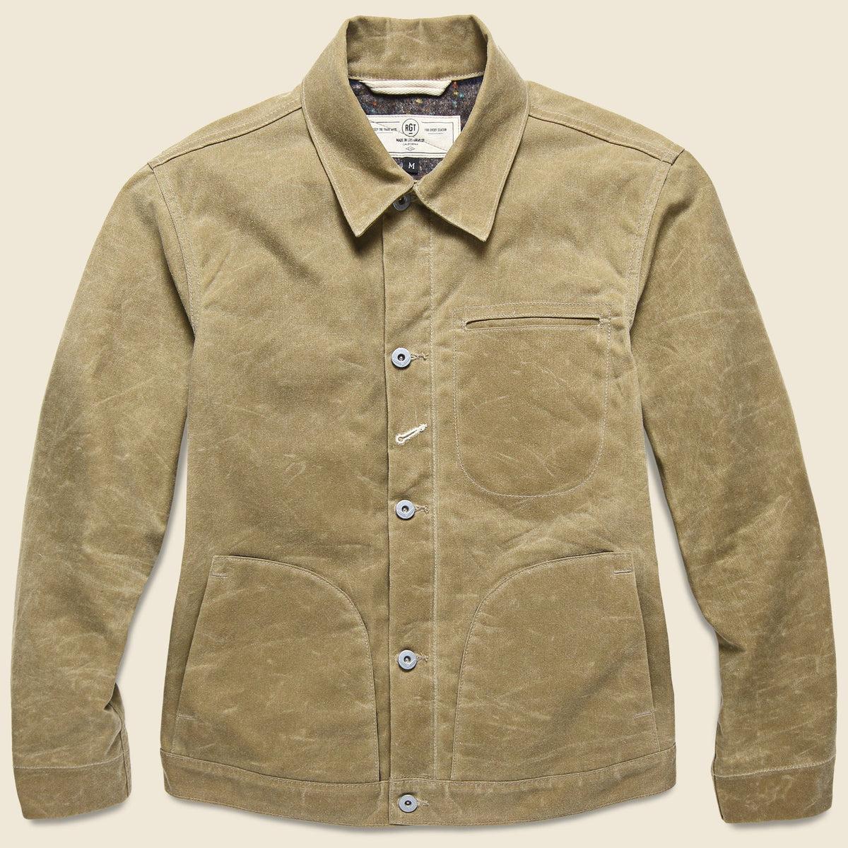 Supply Jacket - Blanket Lined Waxed Tan Ridgeline Product Image