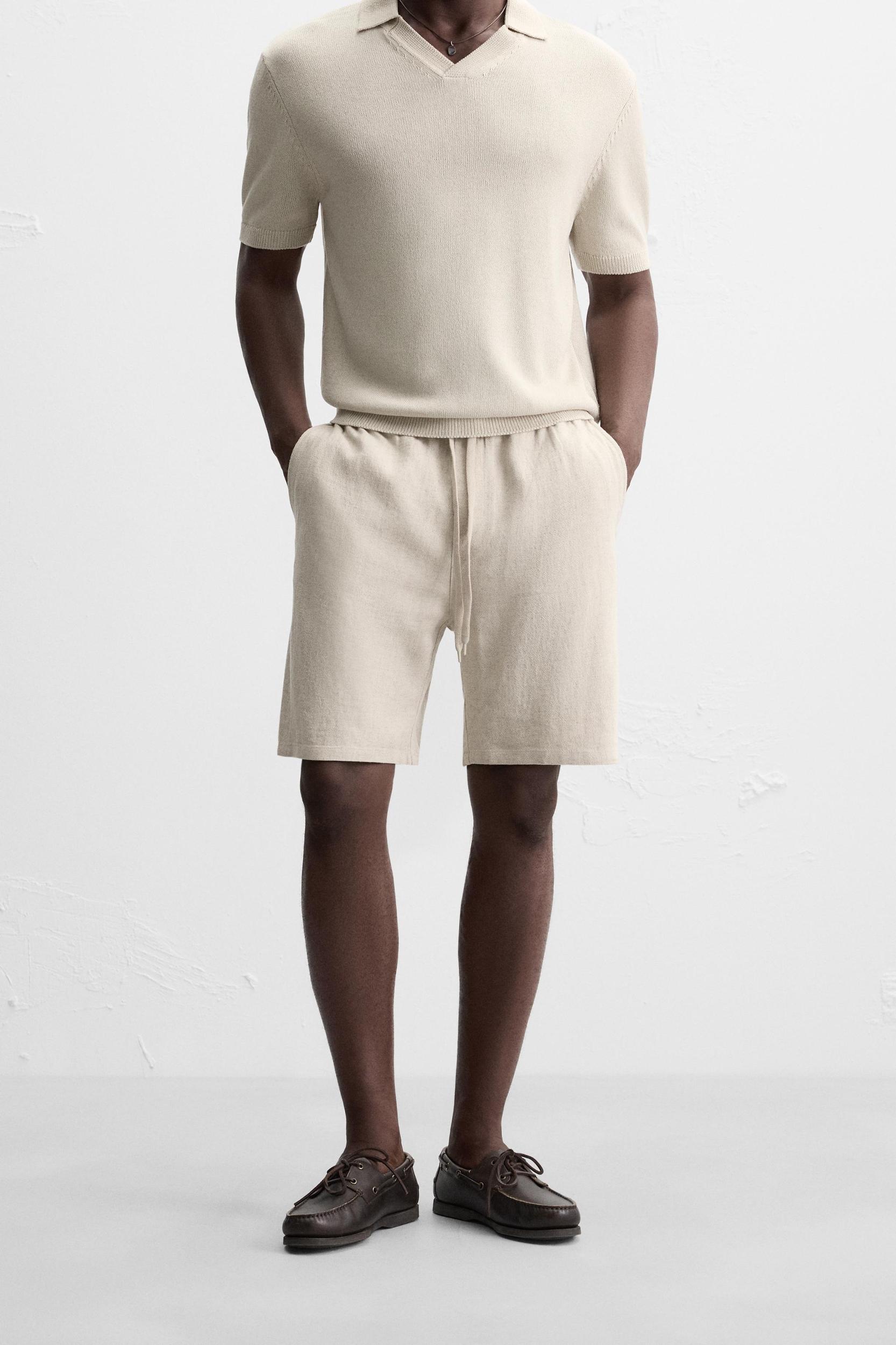 LINEN - VISCOSE SHORTS Product Image