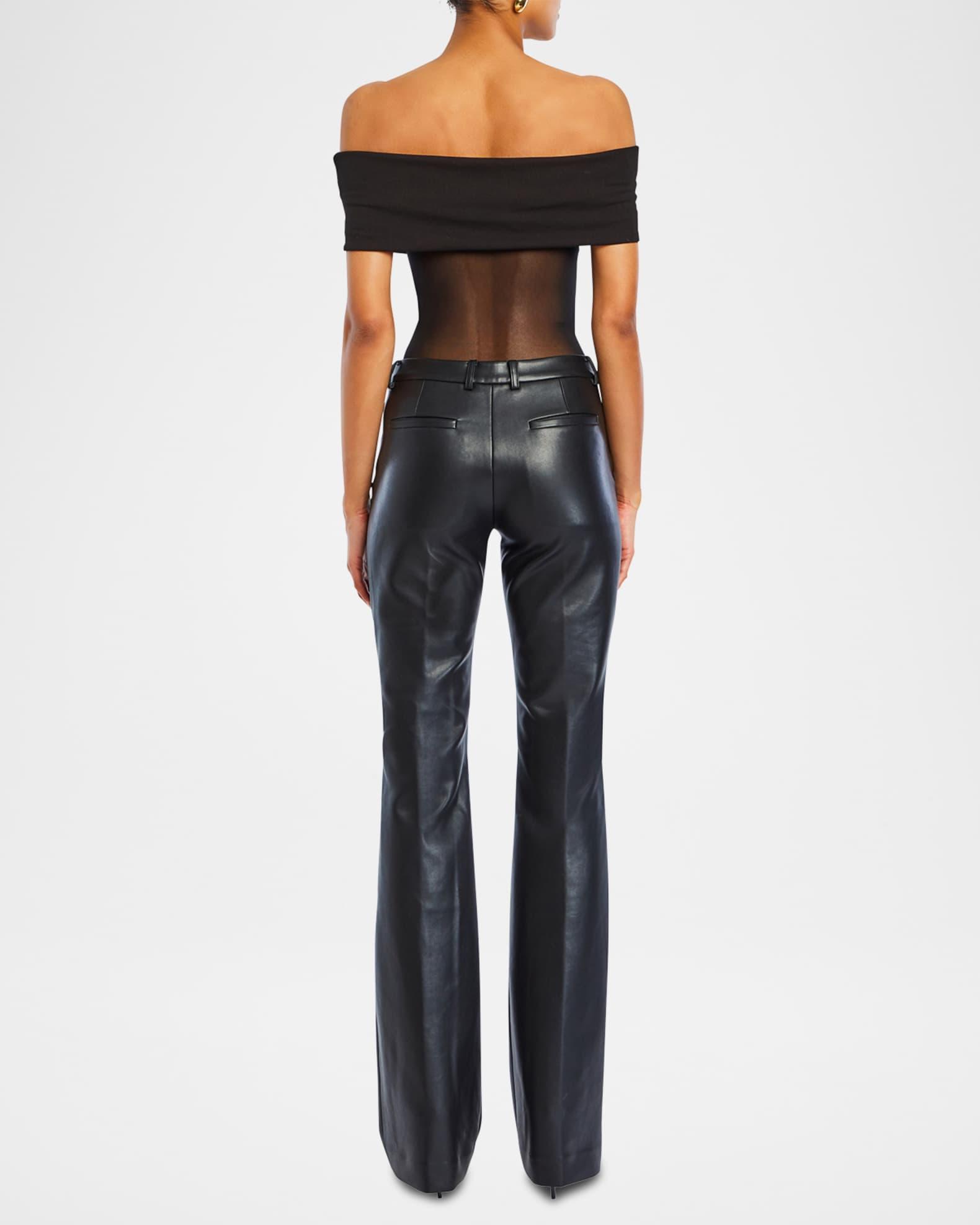 Ronja Faux Leather Trousers Product Image
