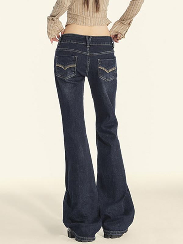 American Vintage Washed Flare Jeans Product Image