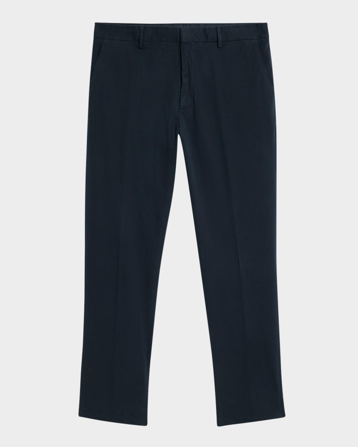Men's Straight Fit Flat-Front Pants Product Image