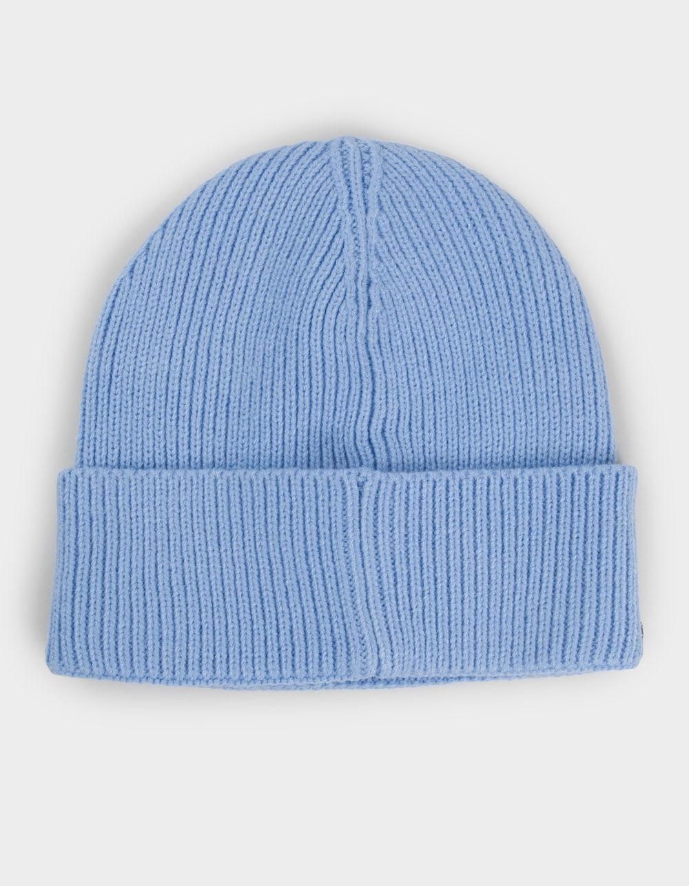 All Over Bow Womens Cuff Beanie - BLUE Product Image