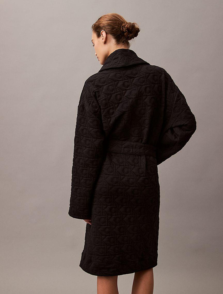 Terry Lounge Quilted Jacquard Robe Product Image