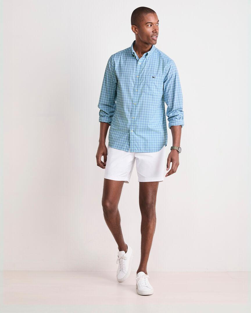 Cobia Check Featherweight Performance Shirt Product Image