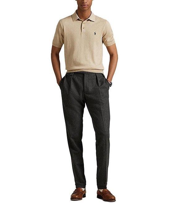 Polo Ralph Lauren Cotton Polo-Collar Sweater Product Image