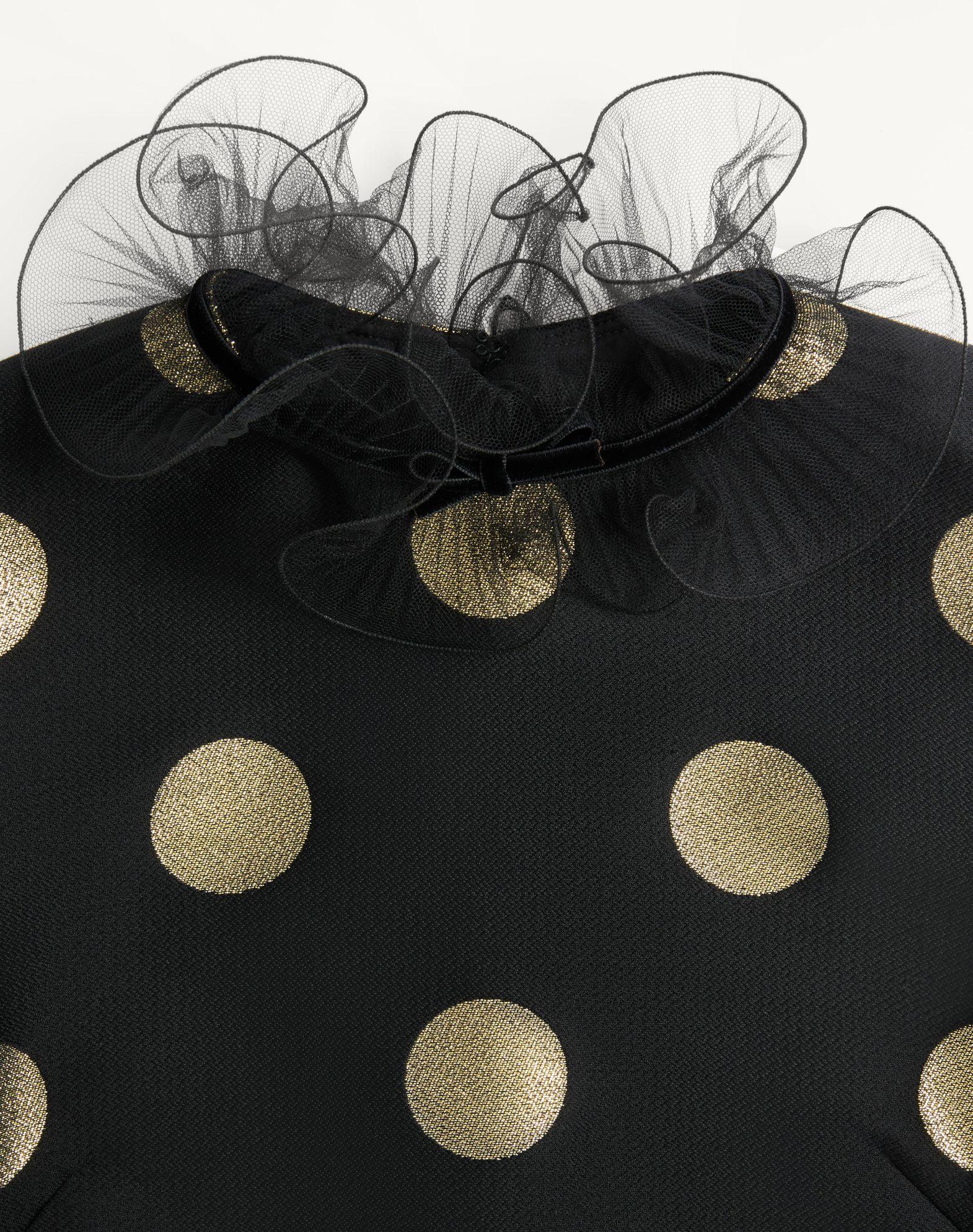 Short Dress In Jacquard Lurex Plusdepois  Product Image