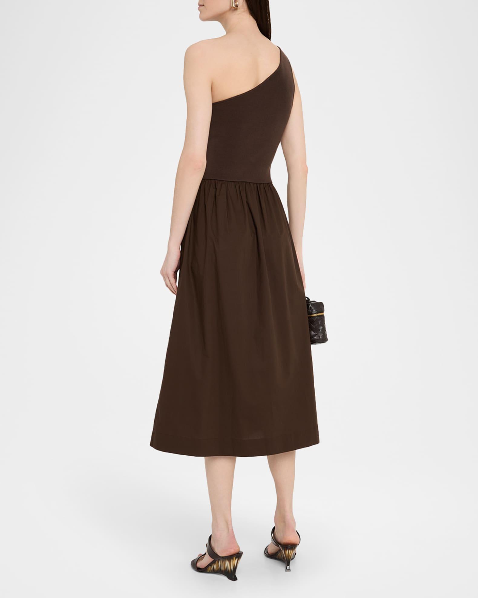Clarine Asymmetric Midi Dress Product Image