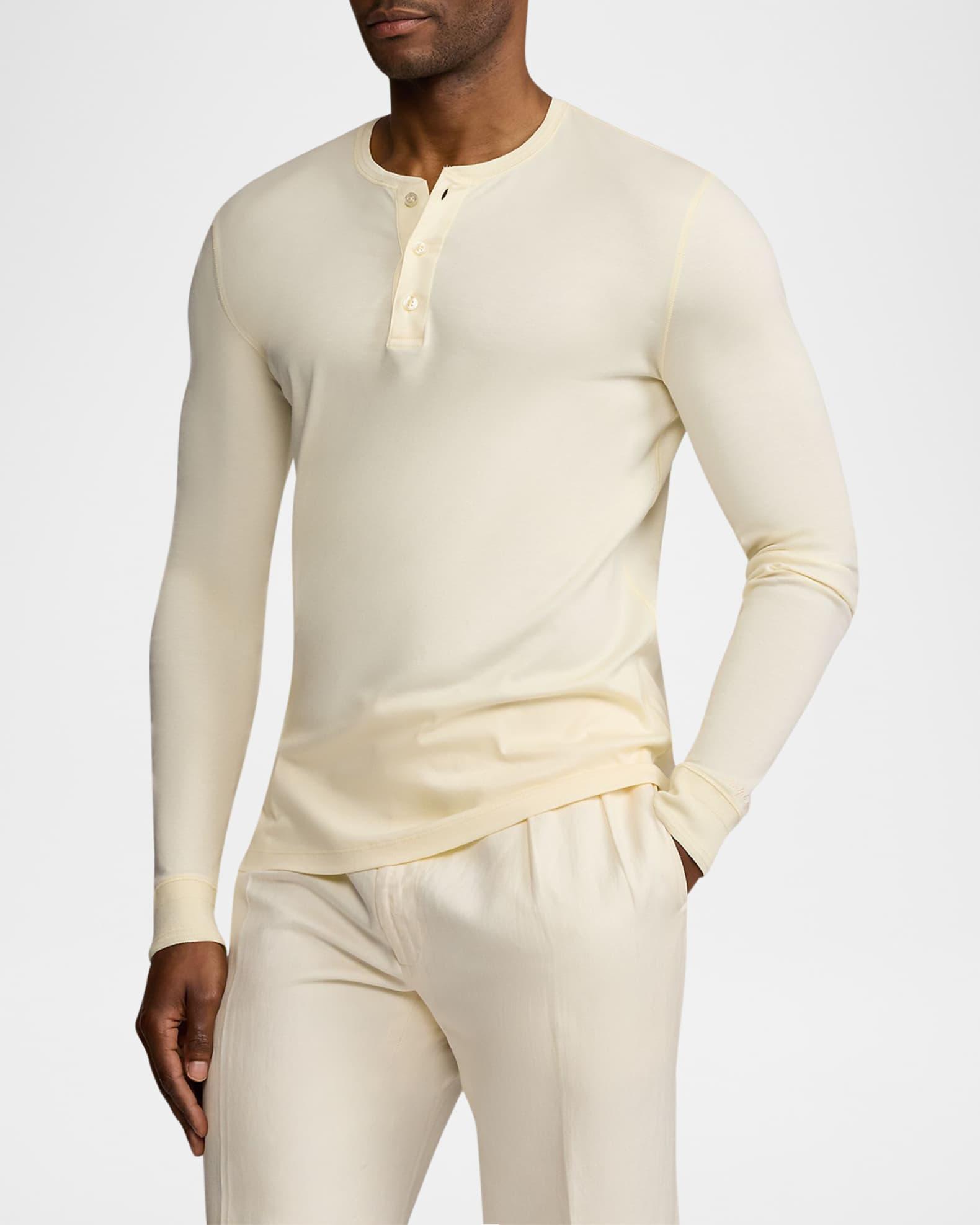 Men's Interlock Henley Shirt Product Image