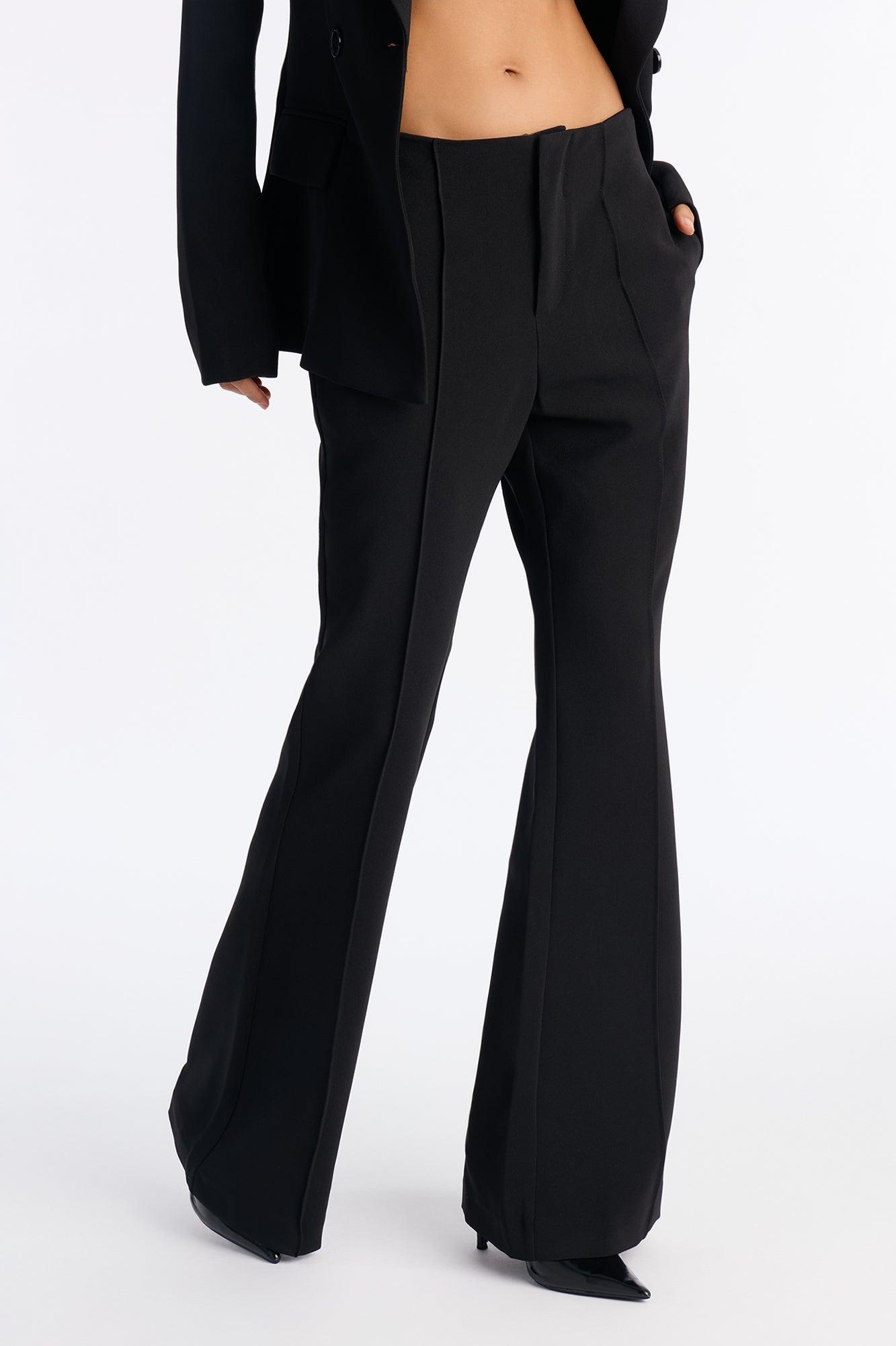 Jessica Flare Trouser Pant 32″ - Black Female Product Image