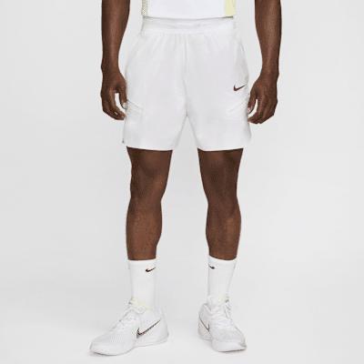 Nike Mens Court Slam Dri-FIT Tennis Shorts | FZ6947-100 Product Image