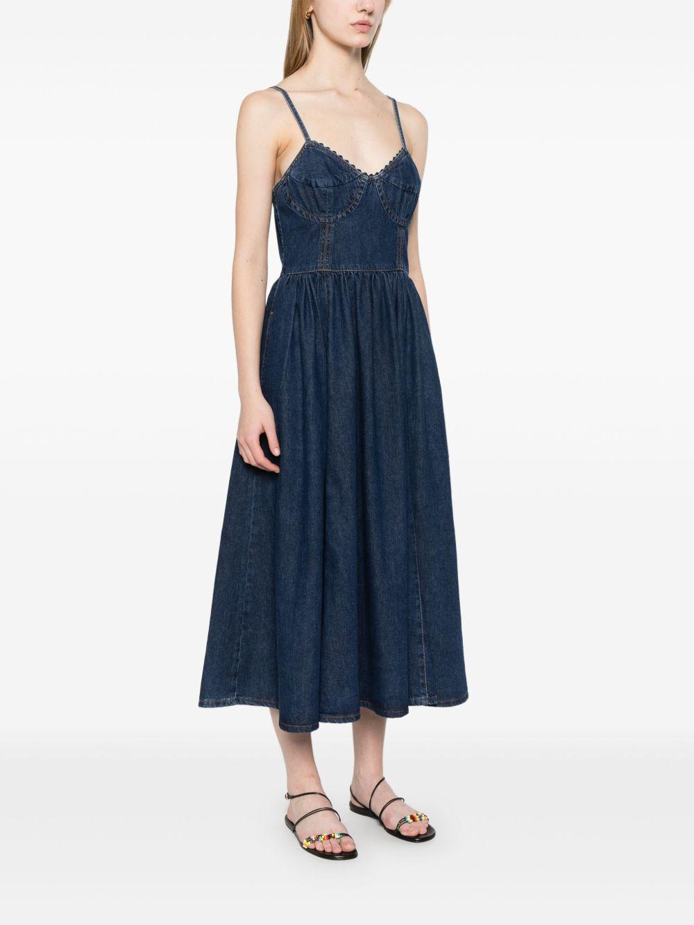 denim midi dress Product Image