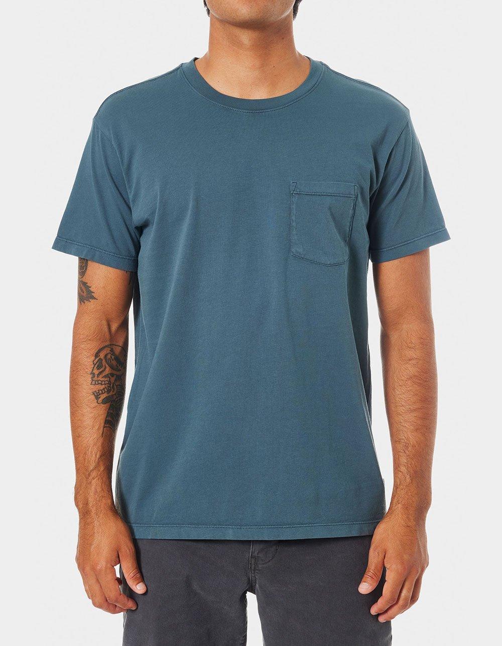 KATIN Base Mens Pocket Tee - SLATE BLUE Product Image