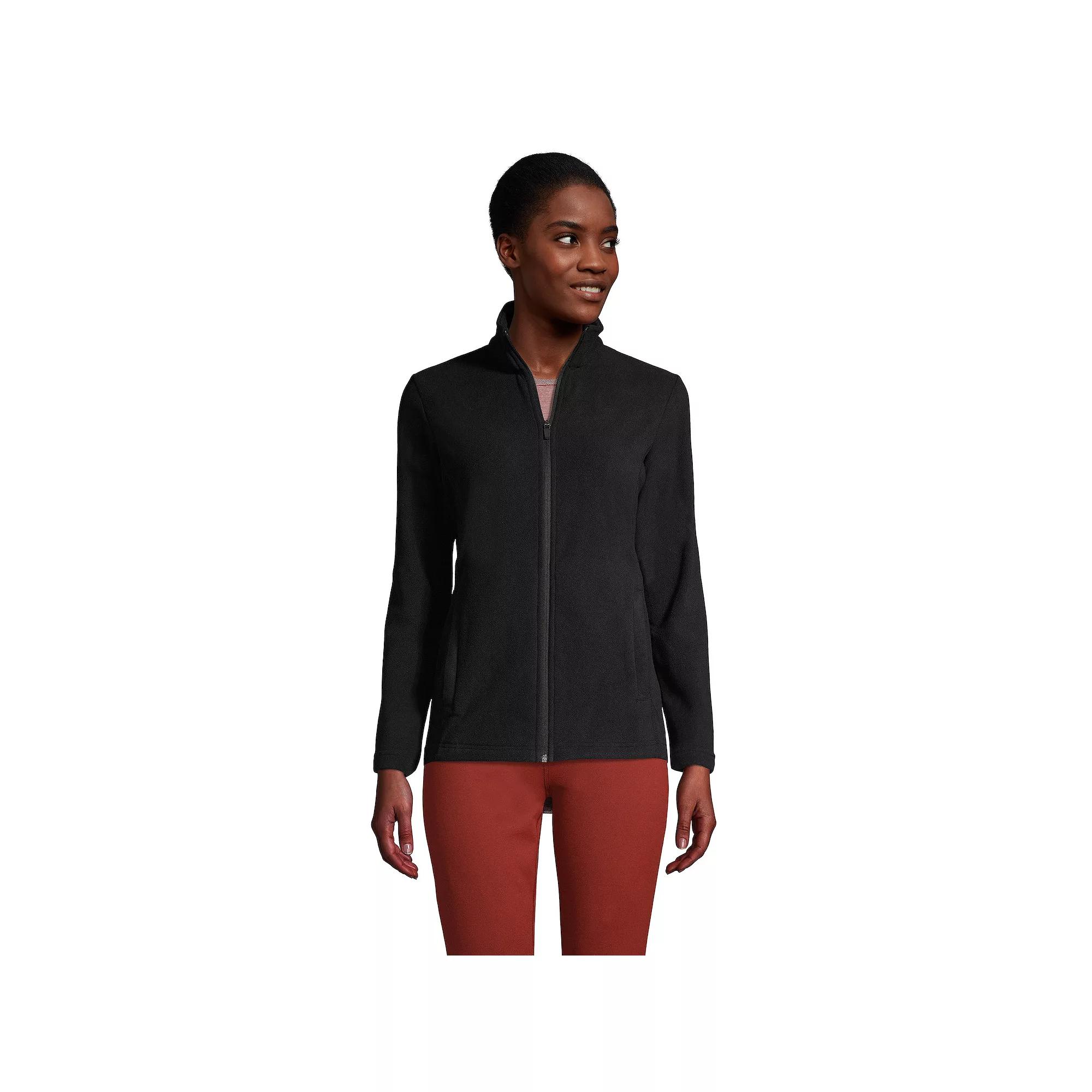 Women's Lands' End Full-Zip Fleece Jacket,  Product Image