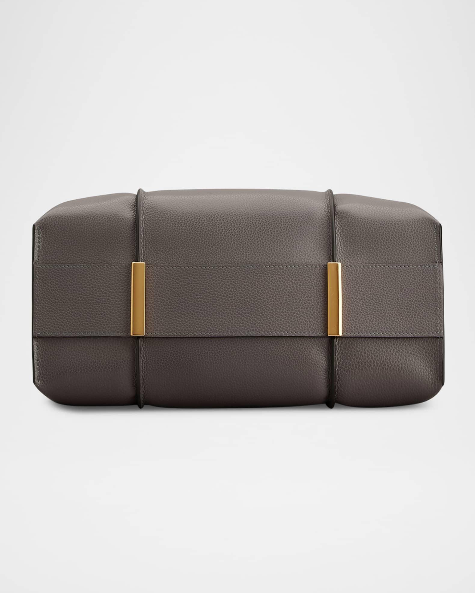 T Pendant Leather Shopper Tote Bag Product Image