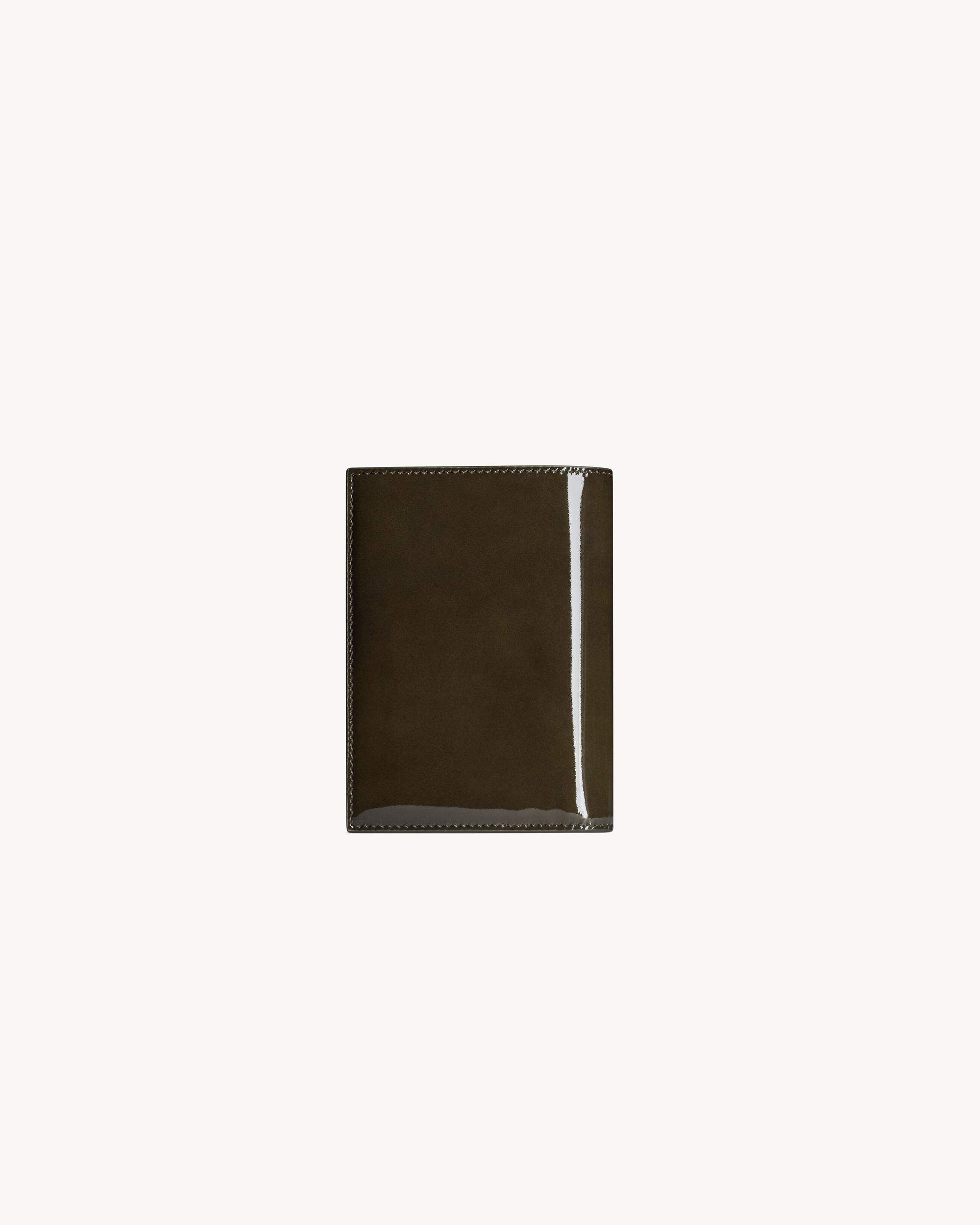 SAINT LAURENT PARIS credit card wallet in patent leather Product Image