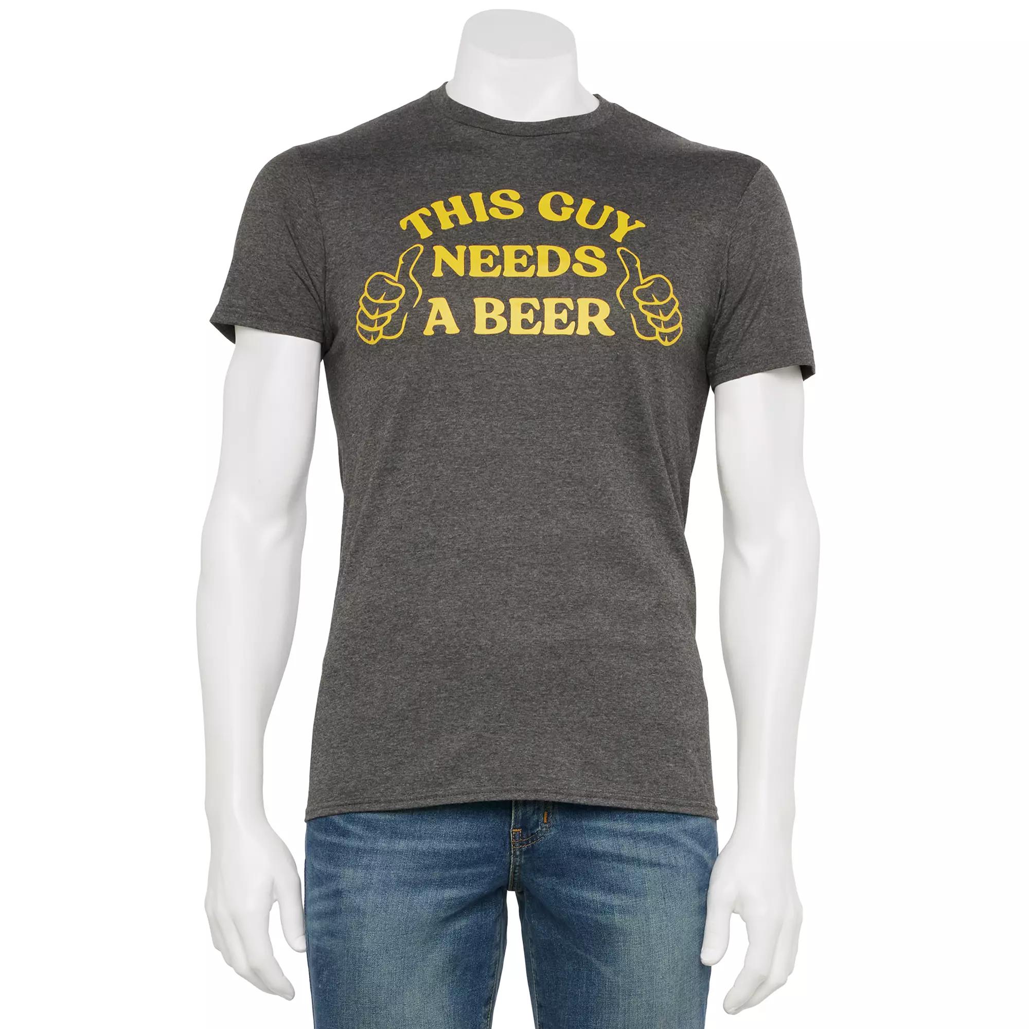 Men's Needs A Beer Tee,  Product Image