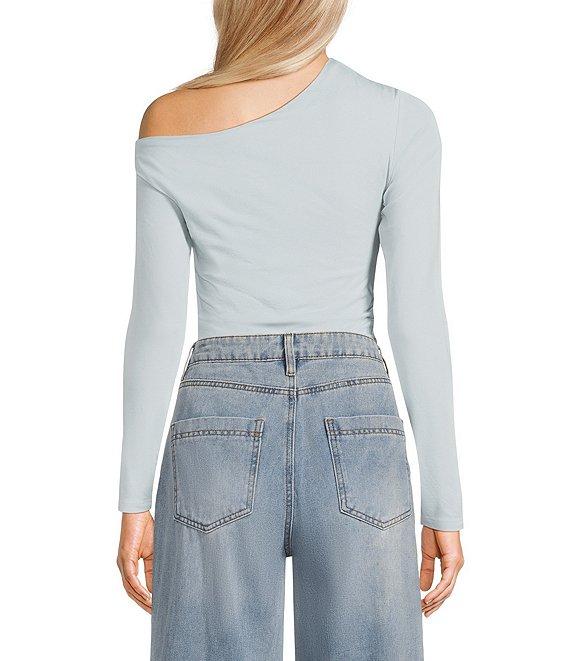 C&V Chelsea & Violet Long Sleeve Off-The-Shoulder Bodysuit Product Image