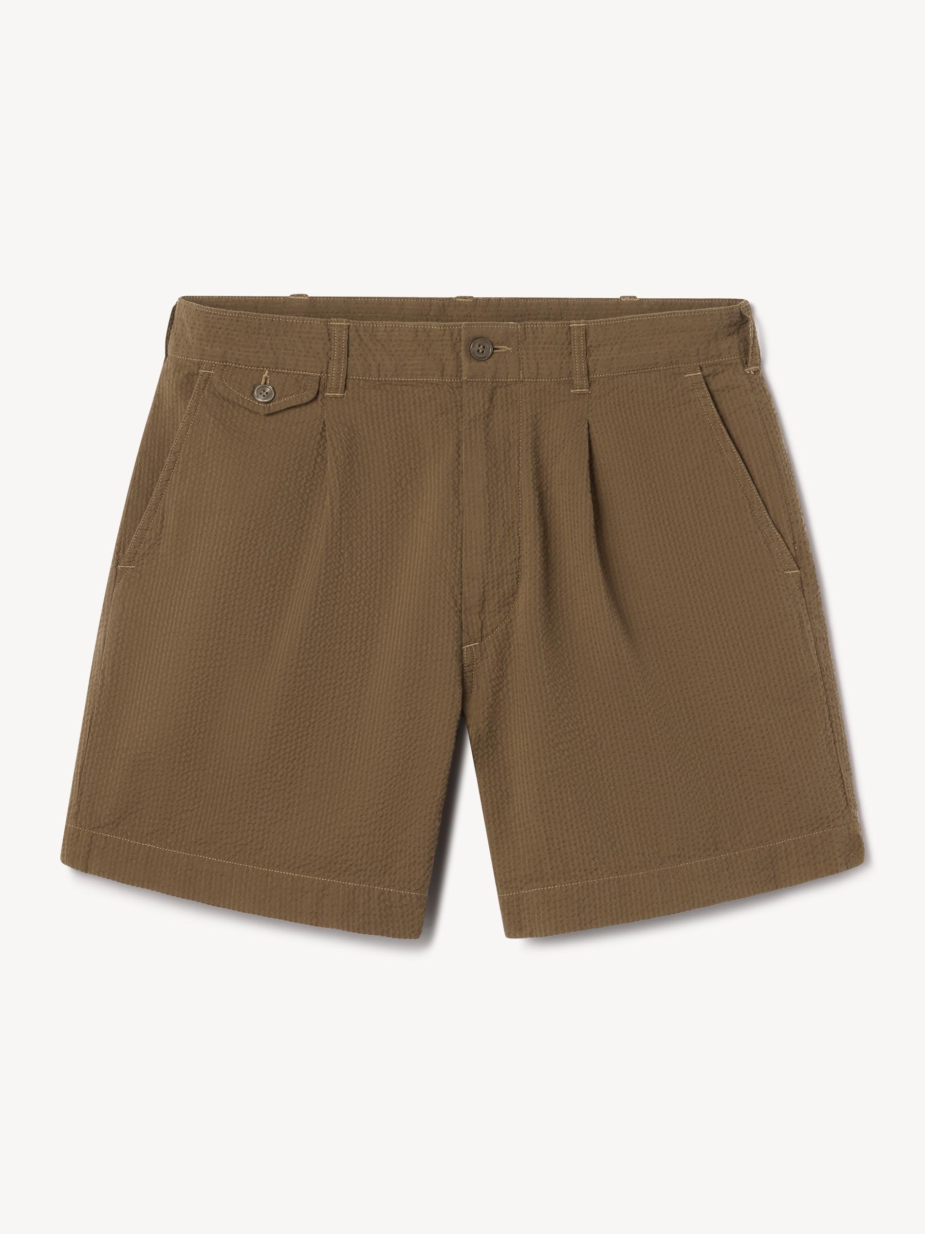 Walnut Lightweight Seersucker Carry-On Larsen Short Product Image