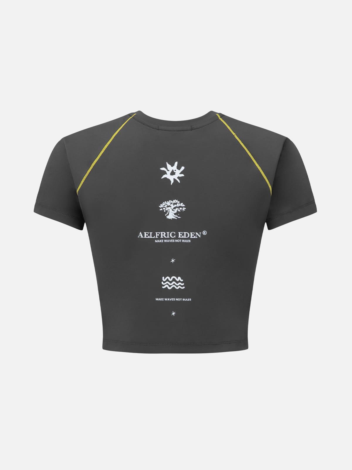 Breezy Cropped City Sport Tee Female Product Image
