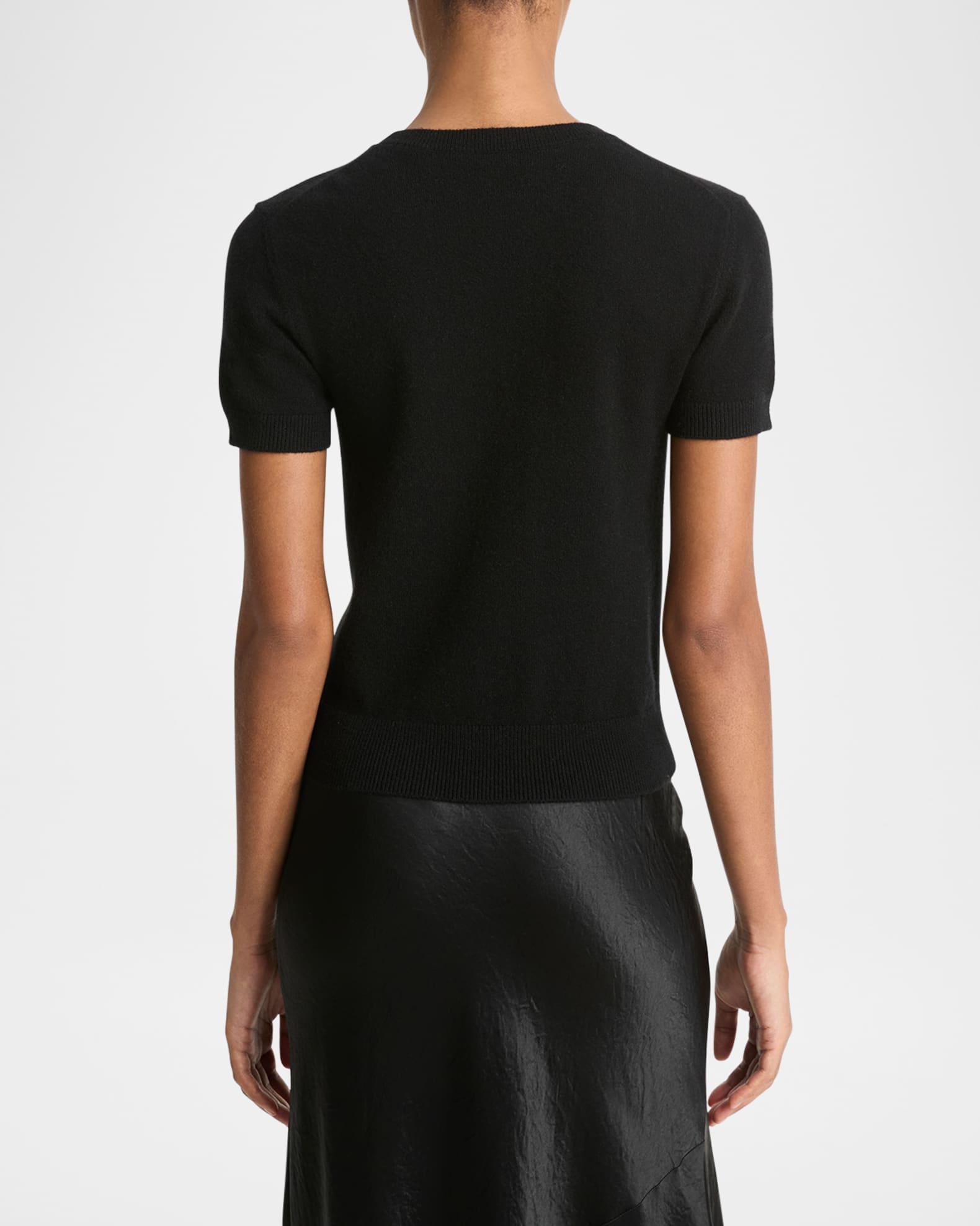 Short-Sleeve Cashmere-Blend Tee Product Image
