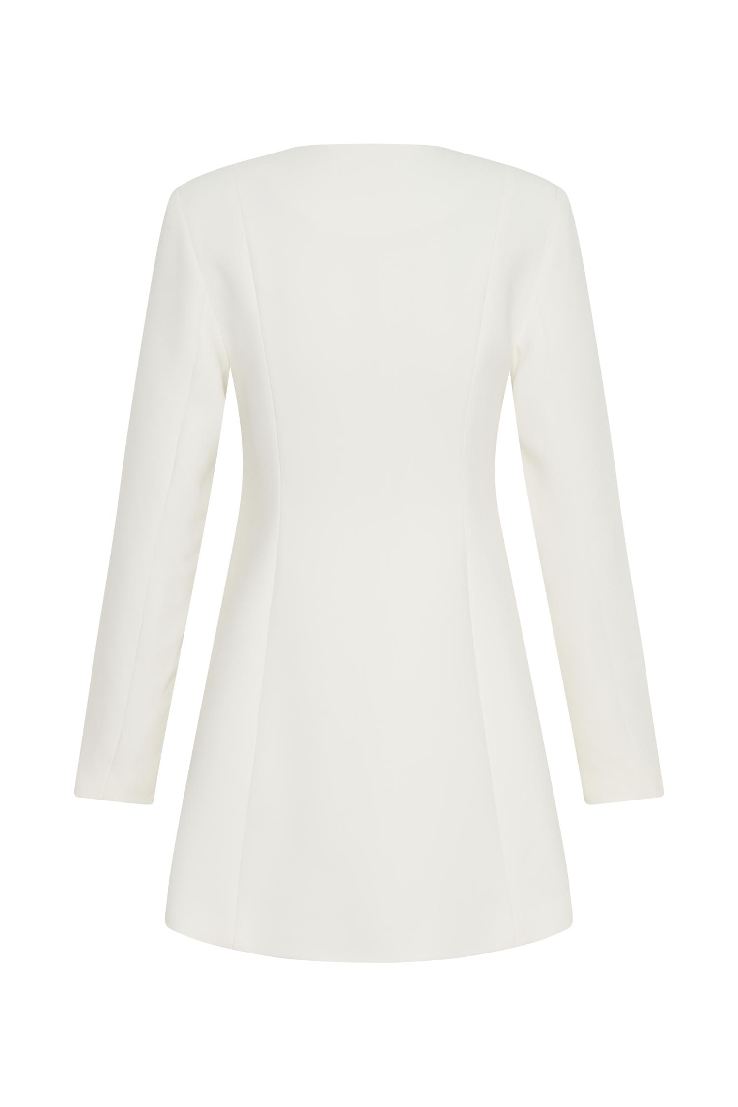 Hurley Long Sleeve Blazer Mini Dress - Ivory Product Image