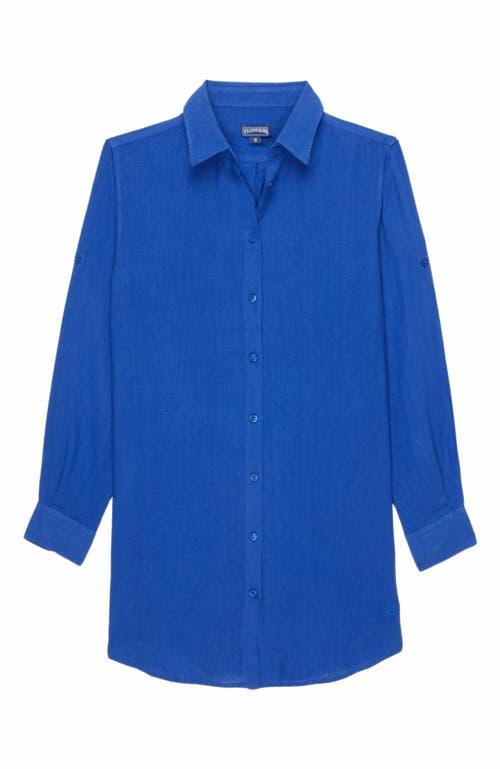 Vilebrequin Women's Solid Linen Shirt Dress Product Image