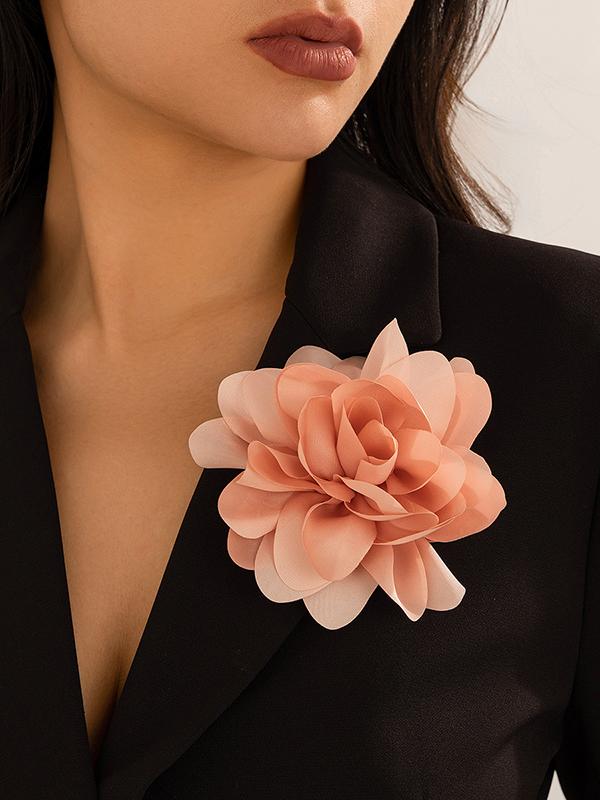 Three-Dimensional Flower Brooch Accessories Product Image