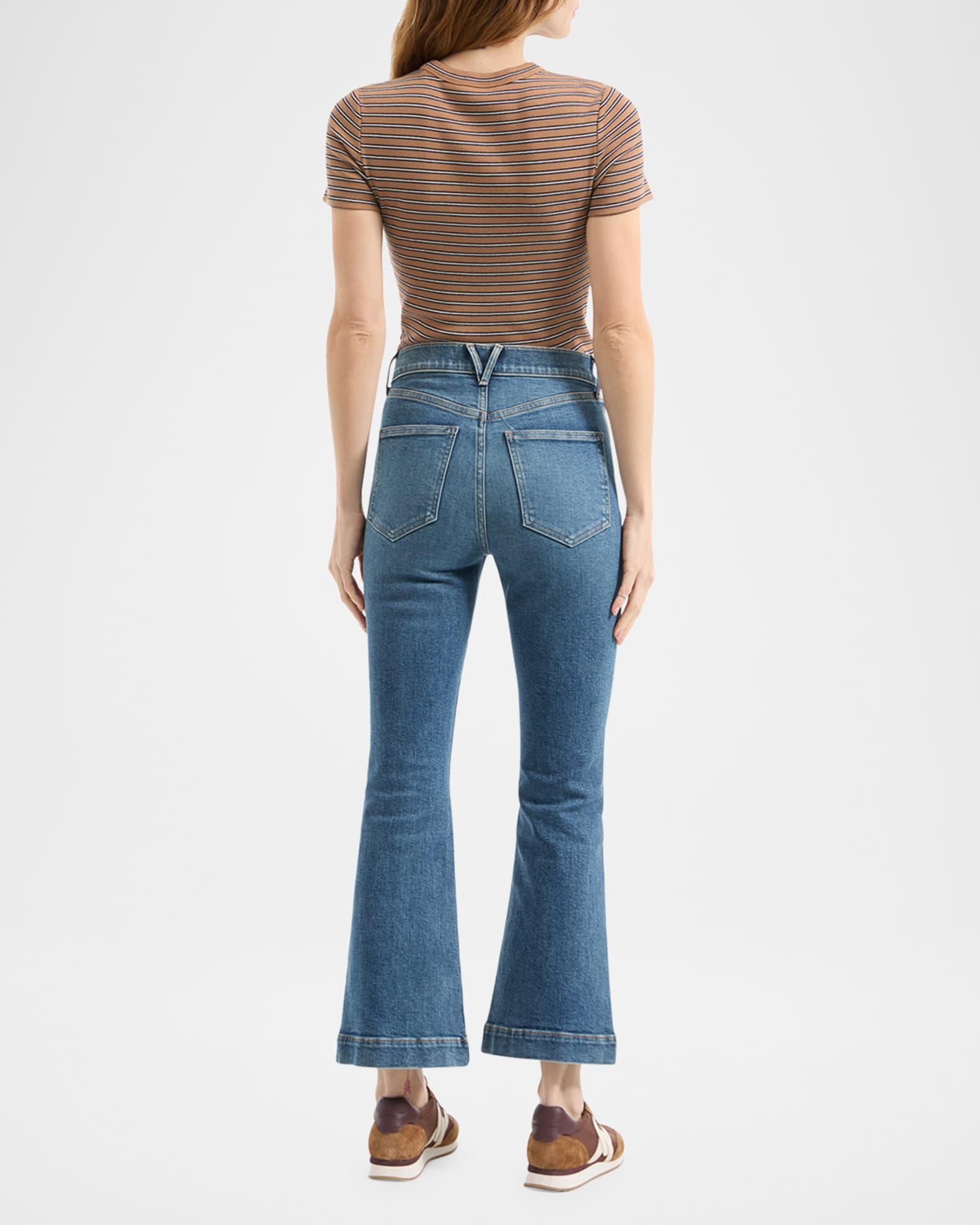 Carson High-Rise Ankle Flare Jeans Product Image