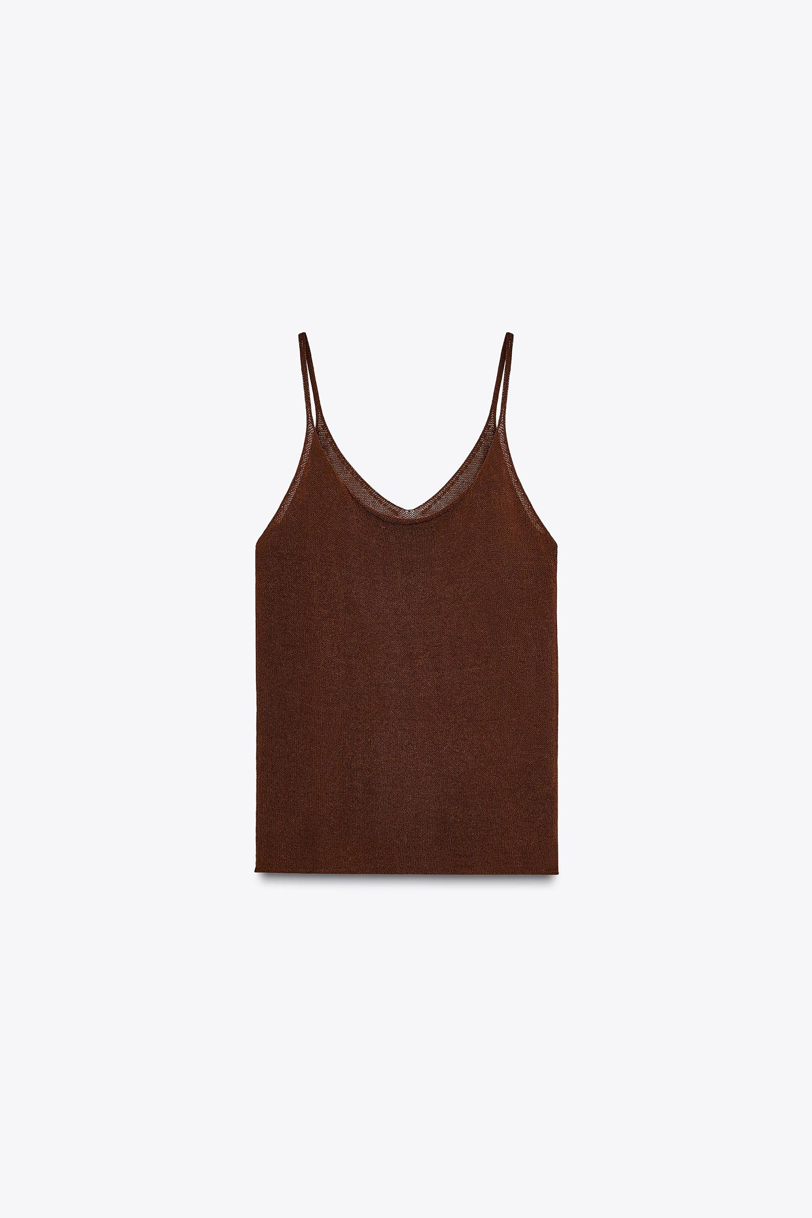 STRAPPY KNIT TOP Product Image