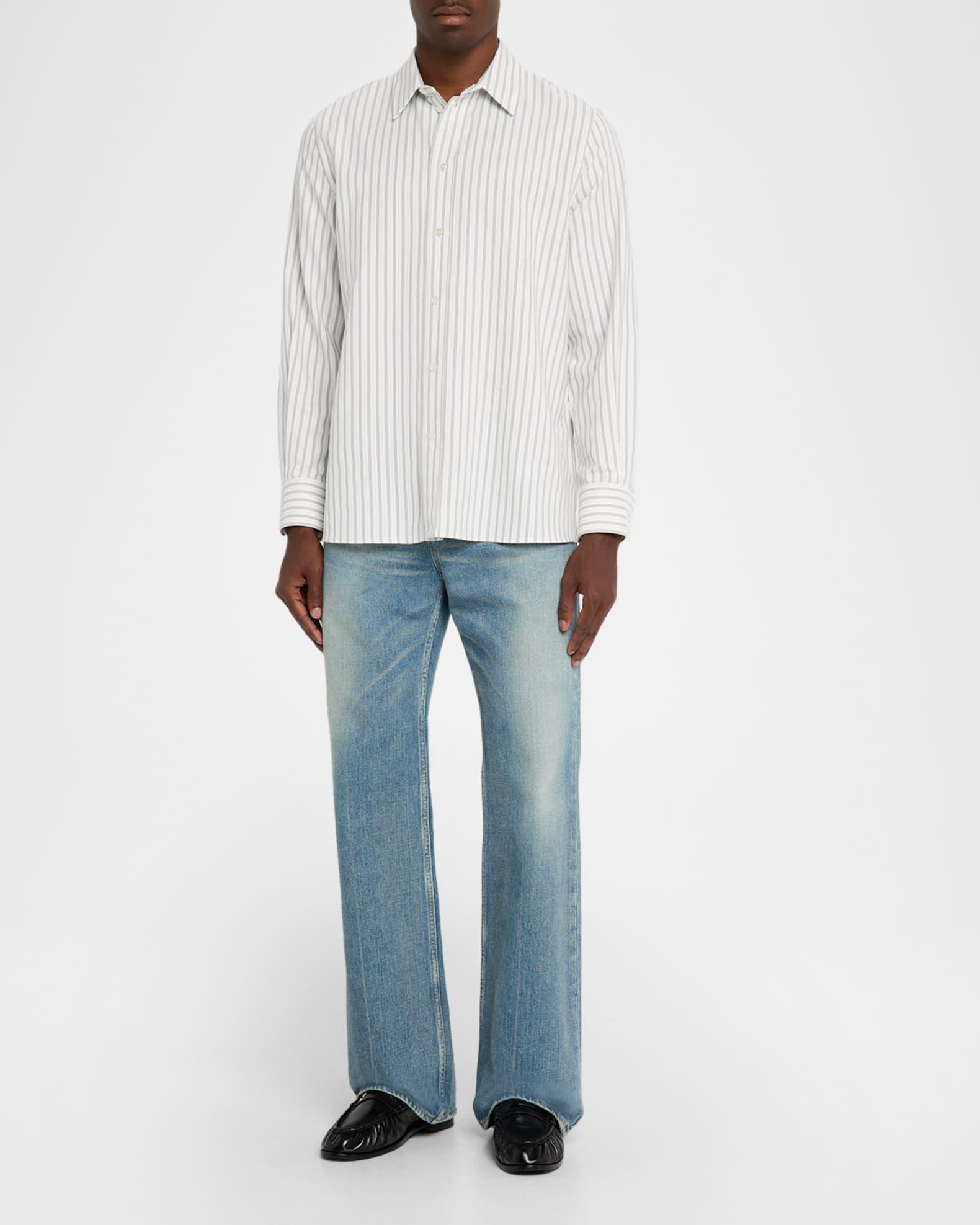 Men's Striped Sport Shirt Product Image