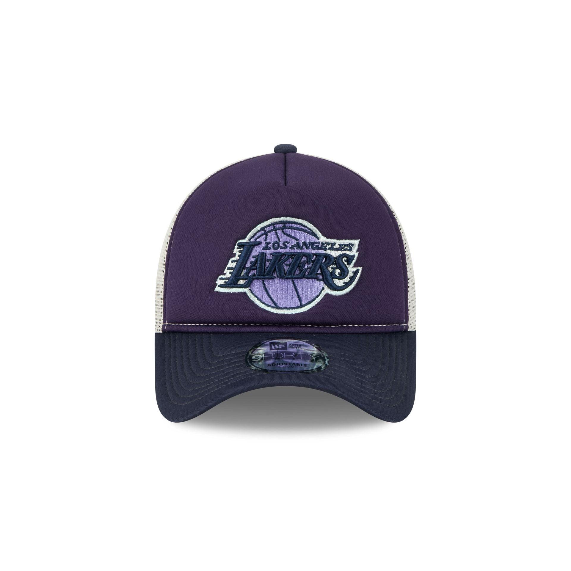 Pittsburgh Pirates Navy Purple 9FORTY A-Frame Trucker Hat Male Product Image