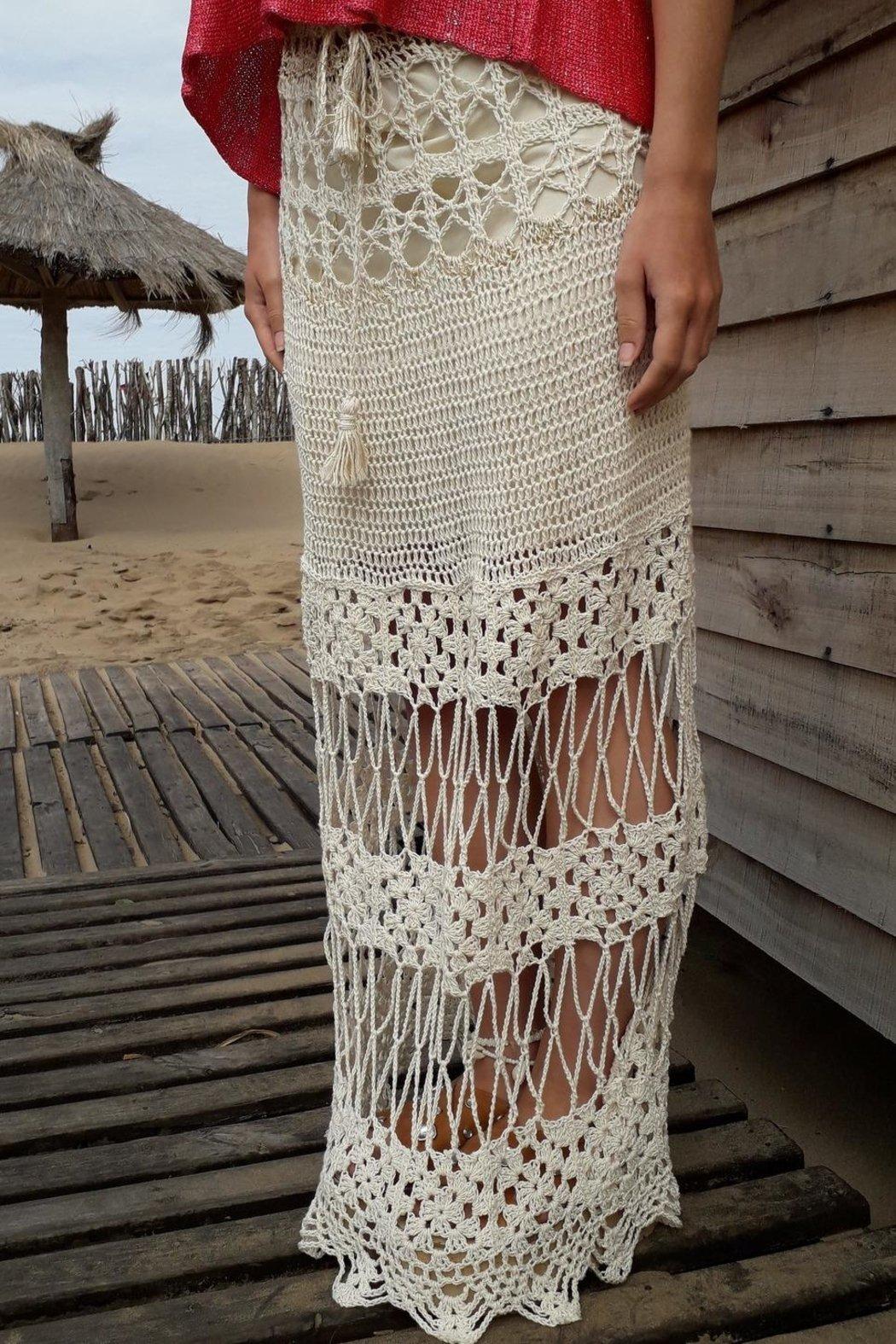 Maxi Crochet Skirt Product Image