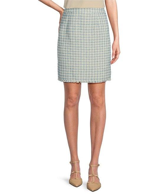 Preston & York Joan Tweed Pencil Lined Skirt Product Image