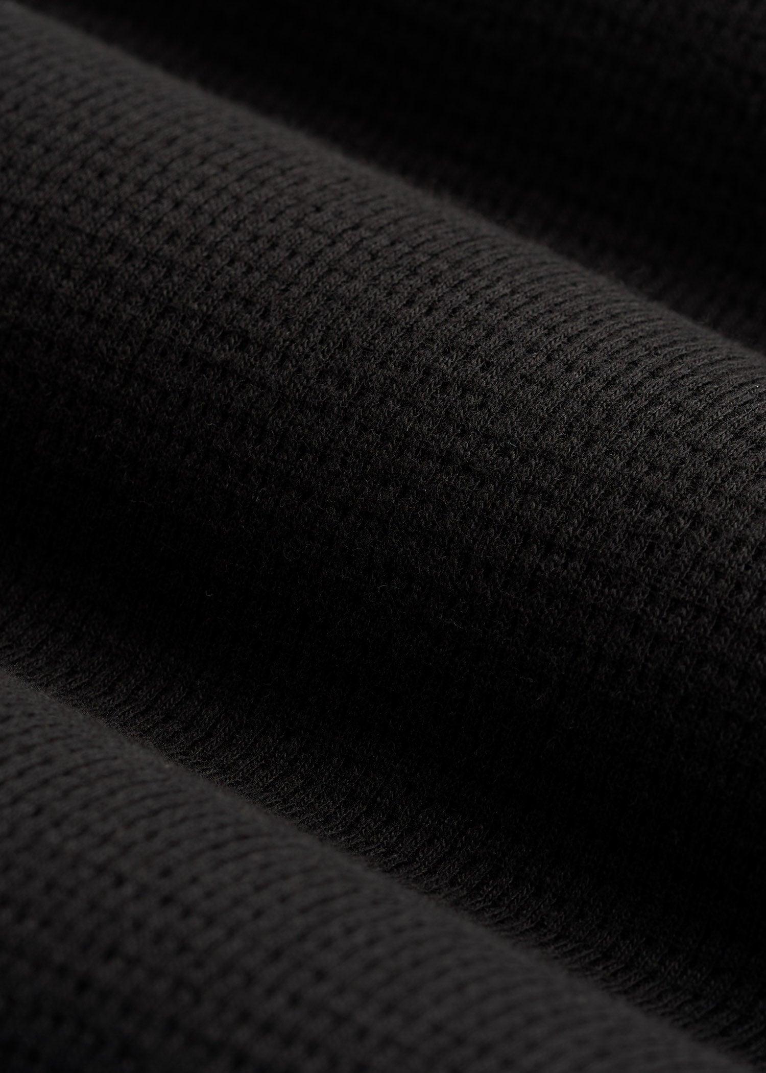 Waffle-Knit Lounge Jogger for Tall Men in Black Male Product Image