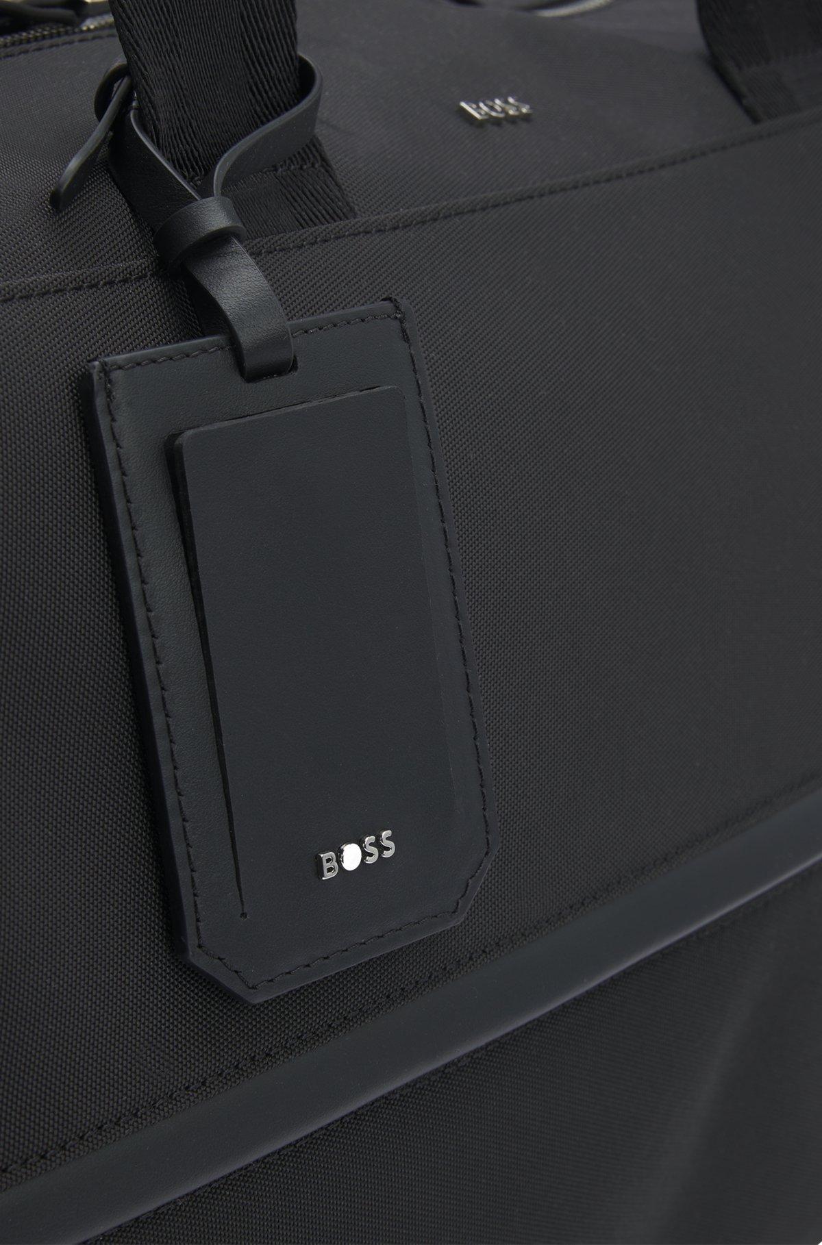 BOSS - Expandable holdall with signature trims - Black Product Image