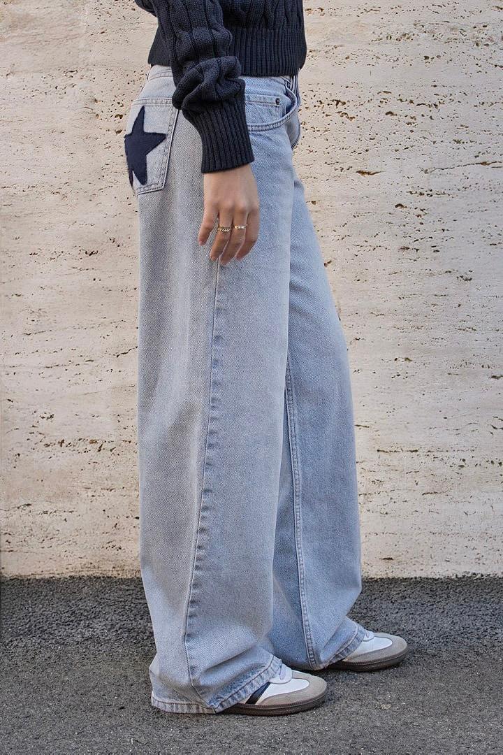 Stars low waist jeans Product Image