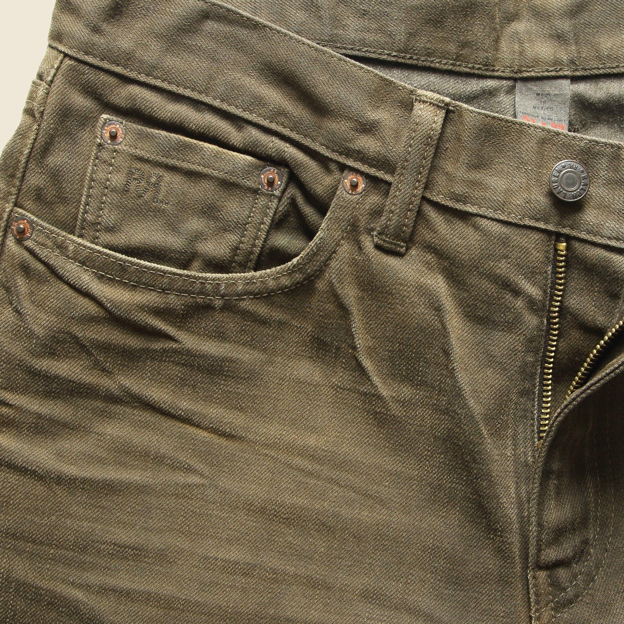 Slim Fit Jean - Distressed Brown Product Image