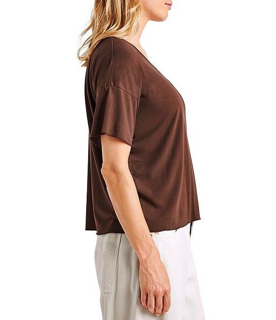 Splendid Bamboo V-Neck Short Sleeve Tee Product Image