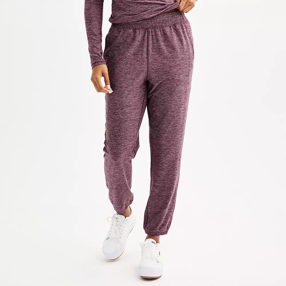 Women's FLX Wander Boyfriend Joggers, Size: Small Long, Antique Red Product Image