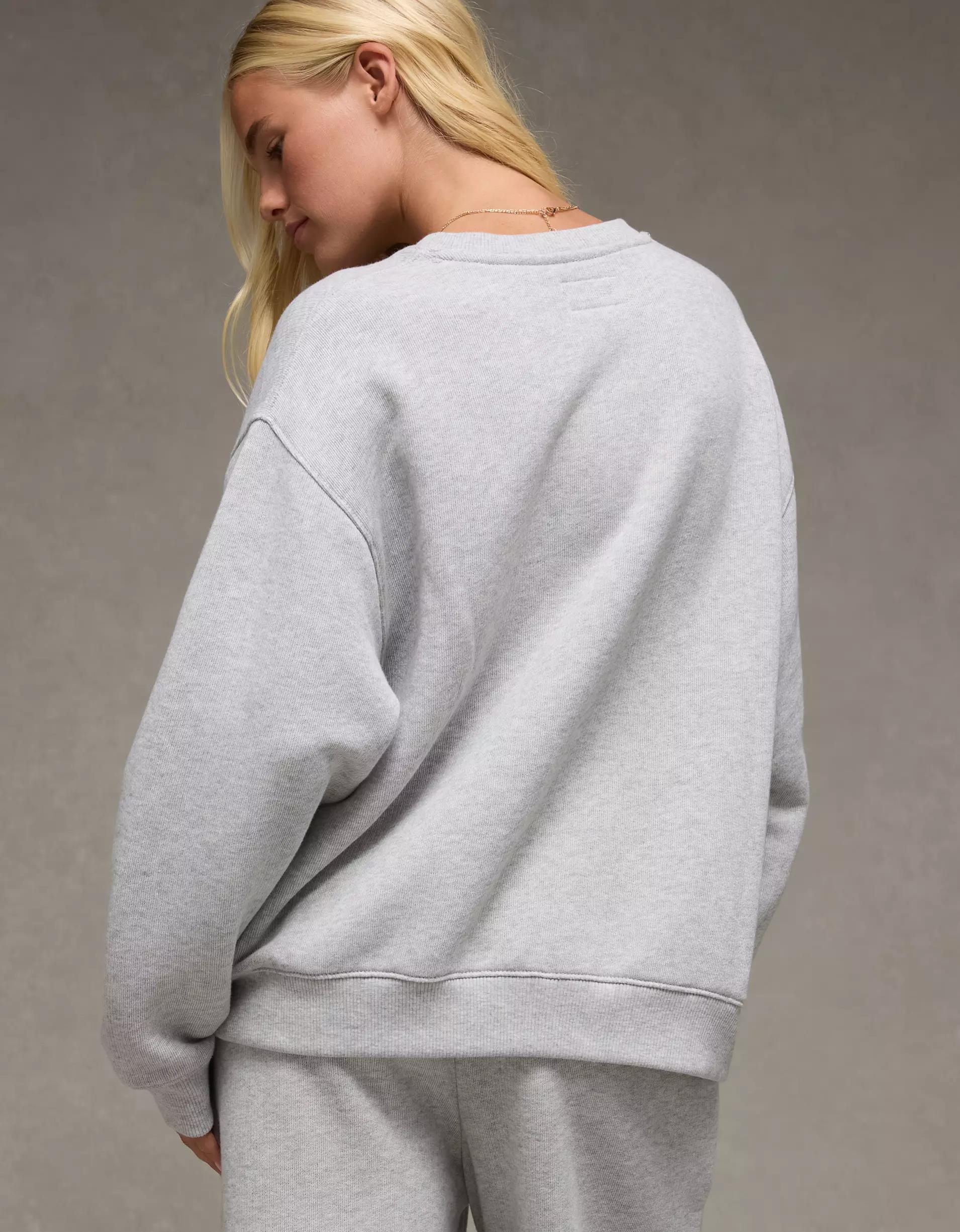 AE NFL Detroit Lions Graphic Relaxed Fit Sweatshirt Product Image