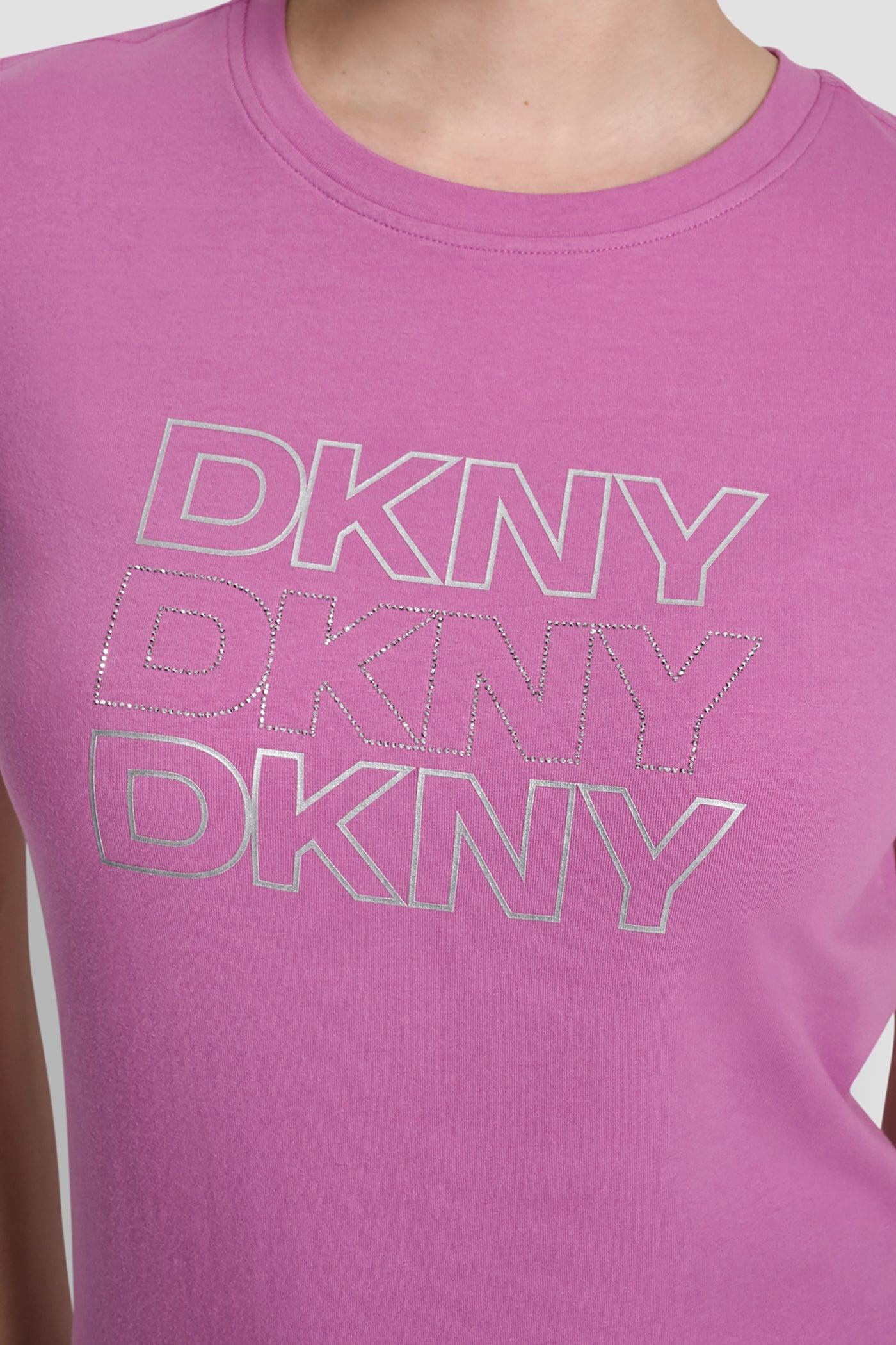 TRIPLE RHINESTONE FOIL LOGO TEE Product Image