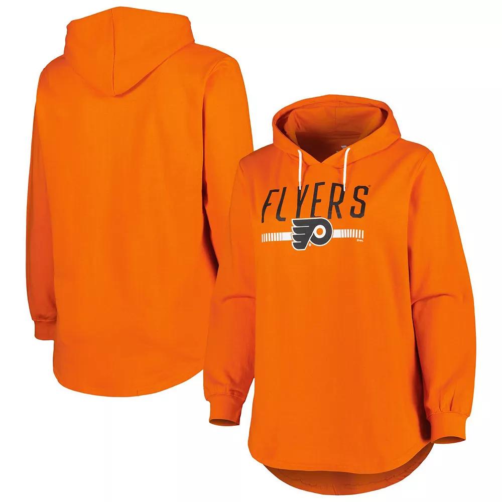 Women's Heather Orange Philadelphia Flyers Plus  Product Image