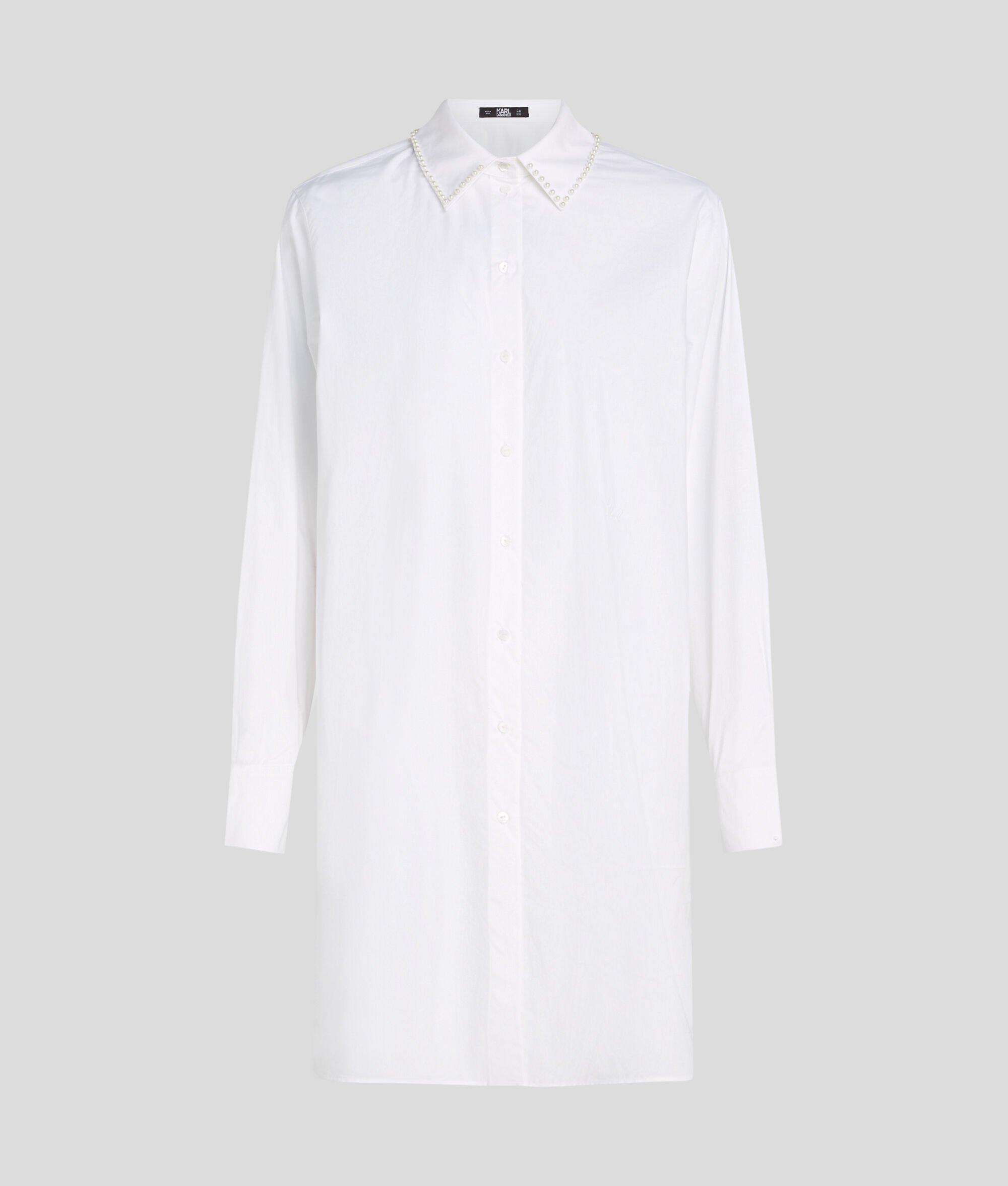 PEARL-EMBELLISHED TUNIC SHIRT Product Image