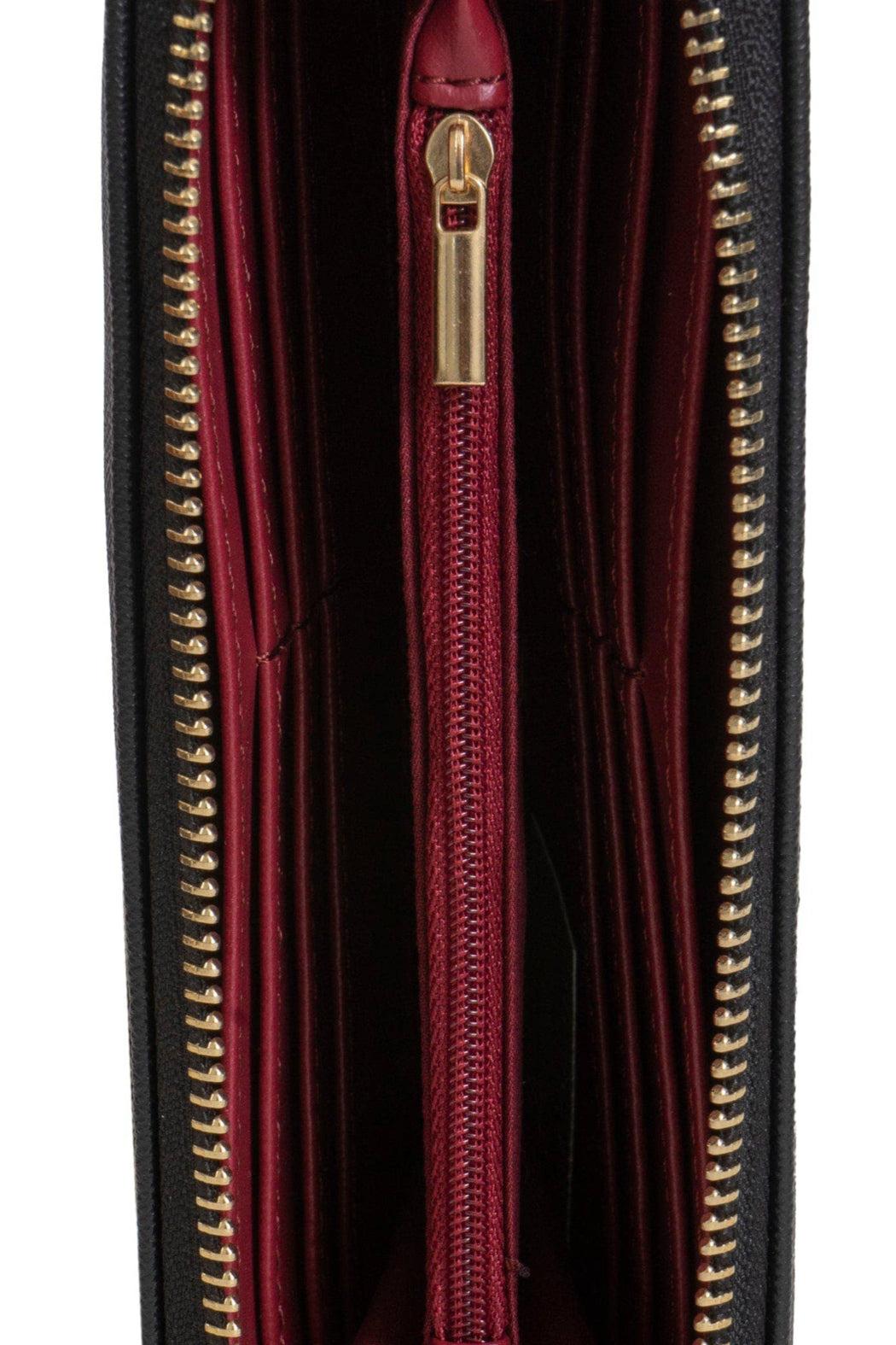 Ellen Tracy Saffiano Zip Around Wristlet Wallet Product Image