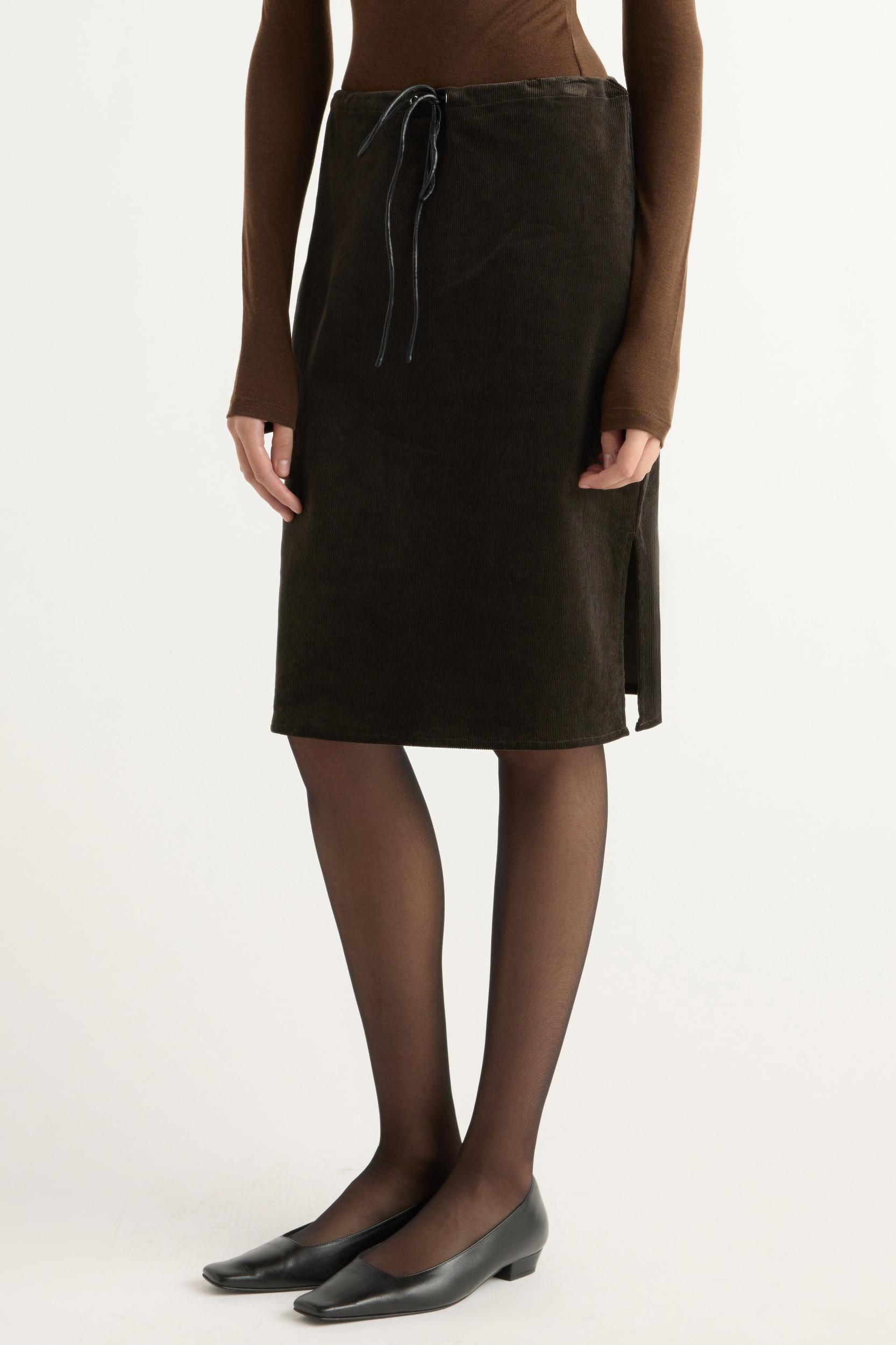 Bellamy Corduroy Tie-Waist Skirt Product Image
